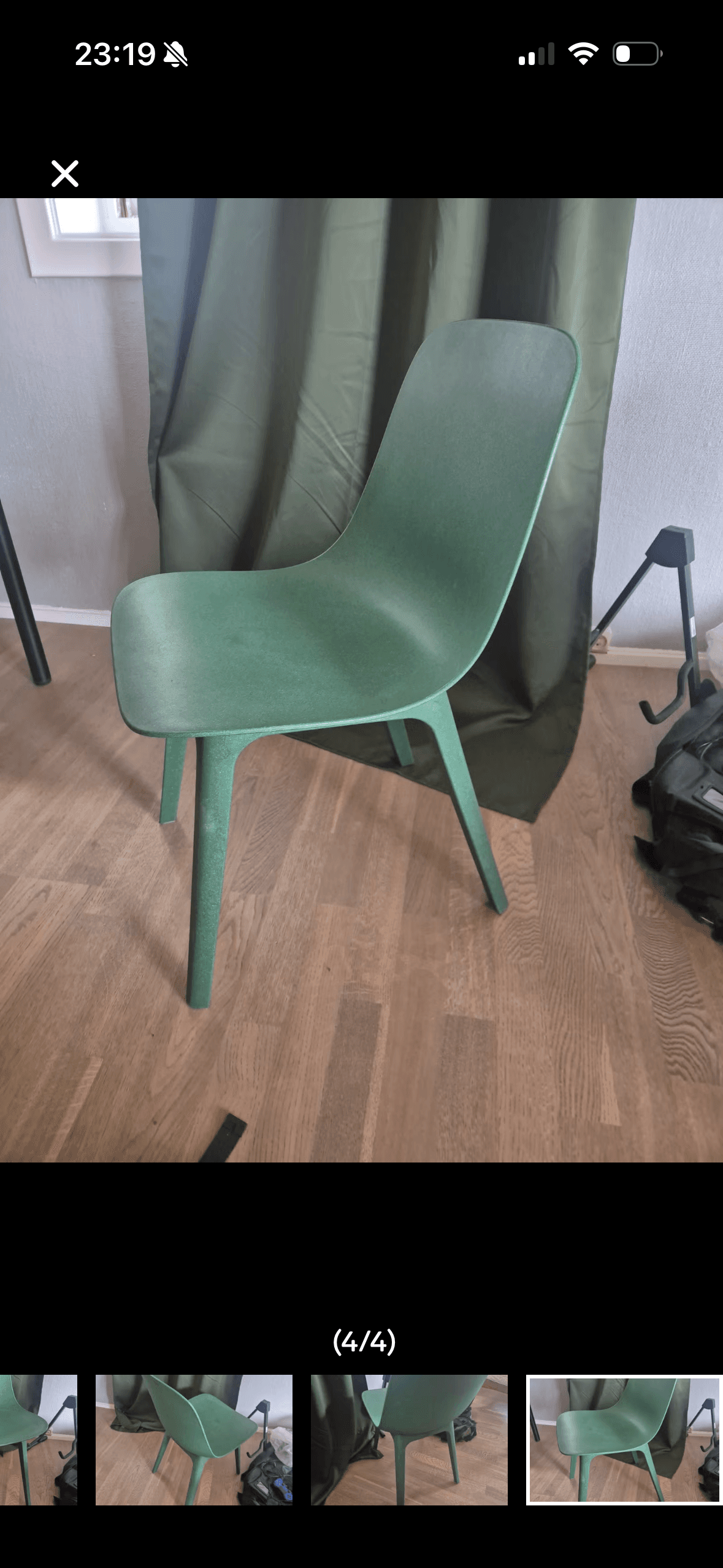 ODGER 4 STK STOLER chair, anthracite