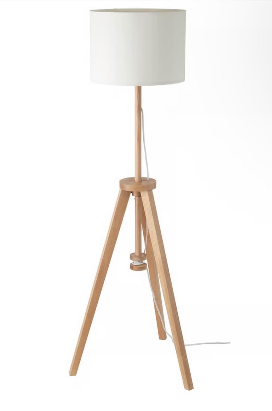 LAUTERS floor lamp, ash/white