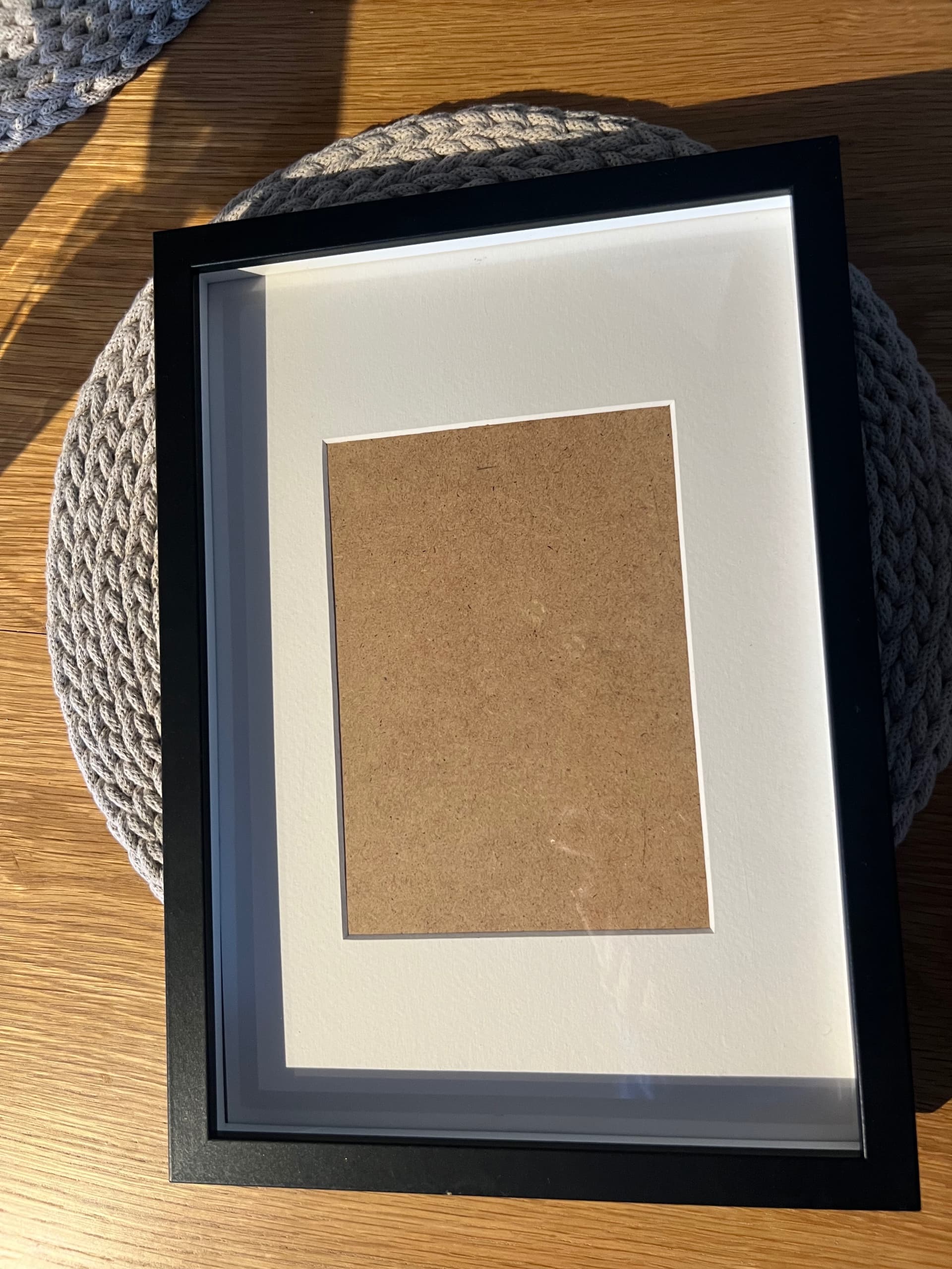 RÖDALM frame, black, 21x30 cm