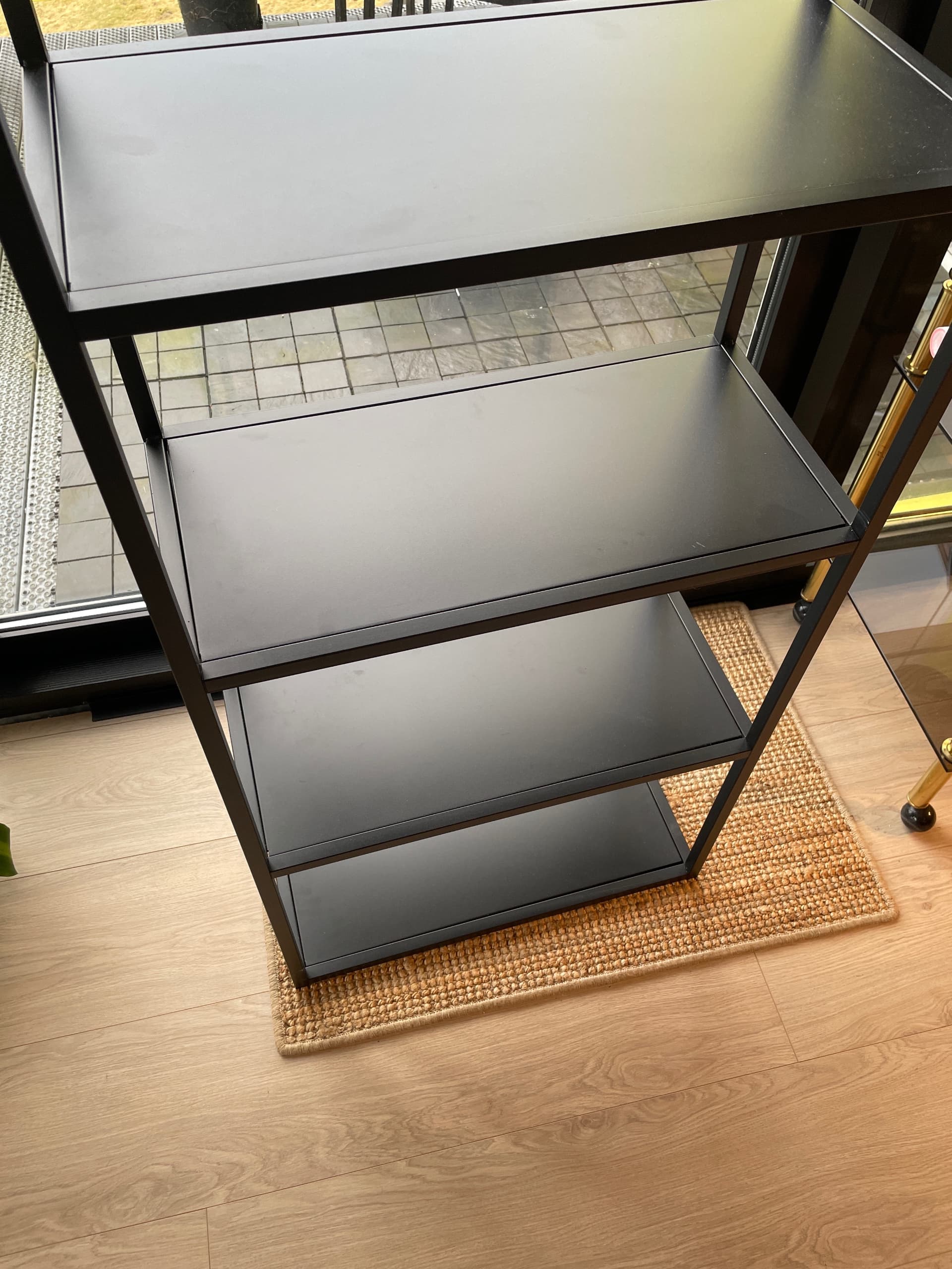 ENHET high fr w shelves, white, 60x30x180 cm