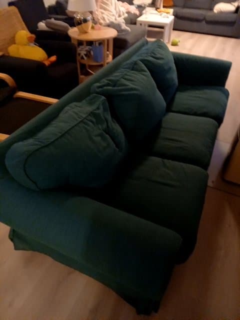 EKTORP 3-seat sofa, Kilanda light beige