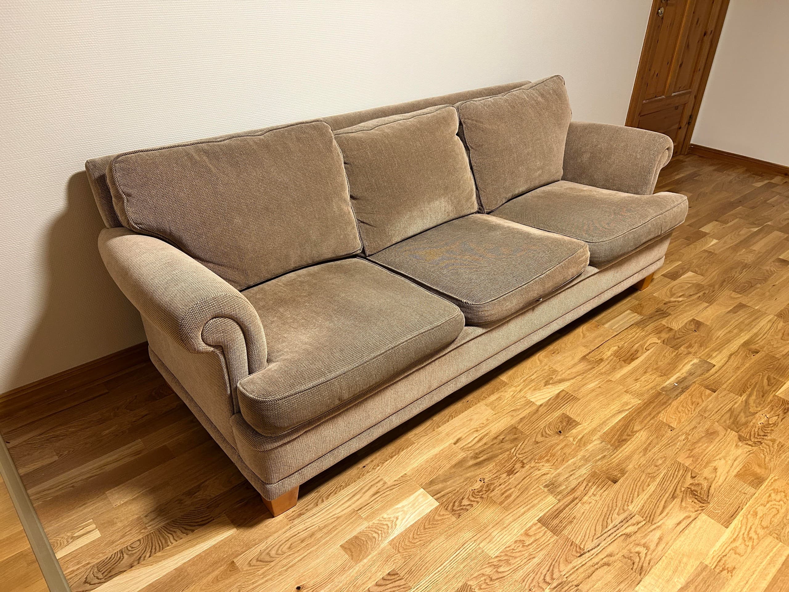 GRÖNLID cover for 3-seat sofa, Hillared anthracite