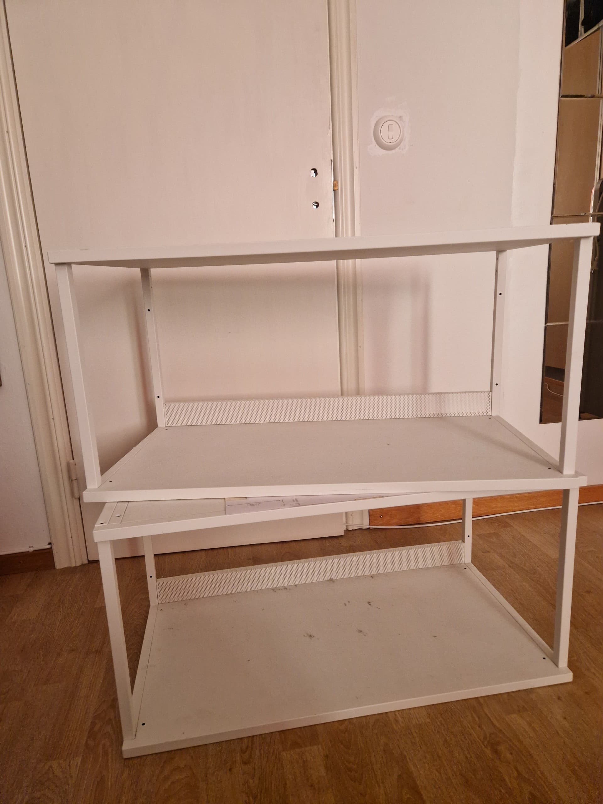 PLATSA open shelving unit, white, 80x40x40 cm