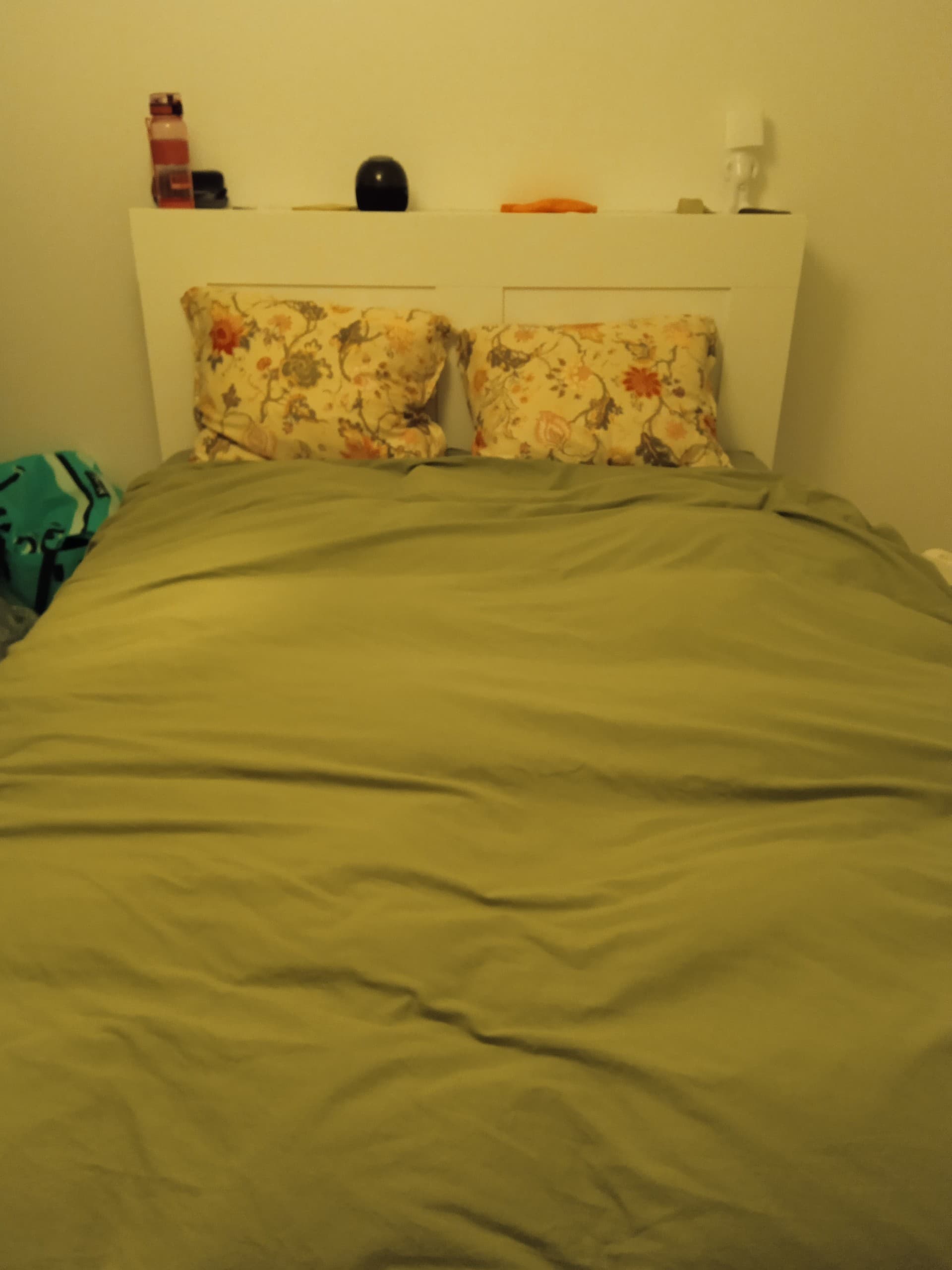 BRIMNES headboard with storage compartment, white, 160 cm