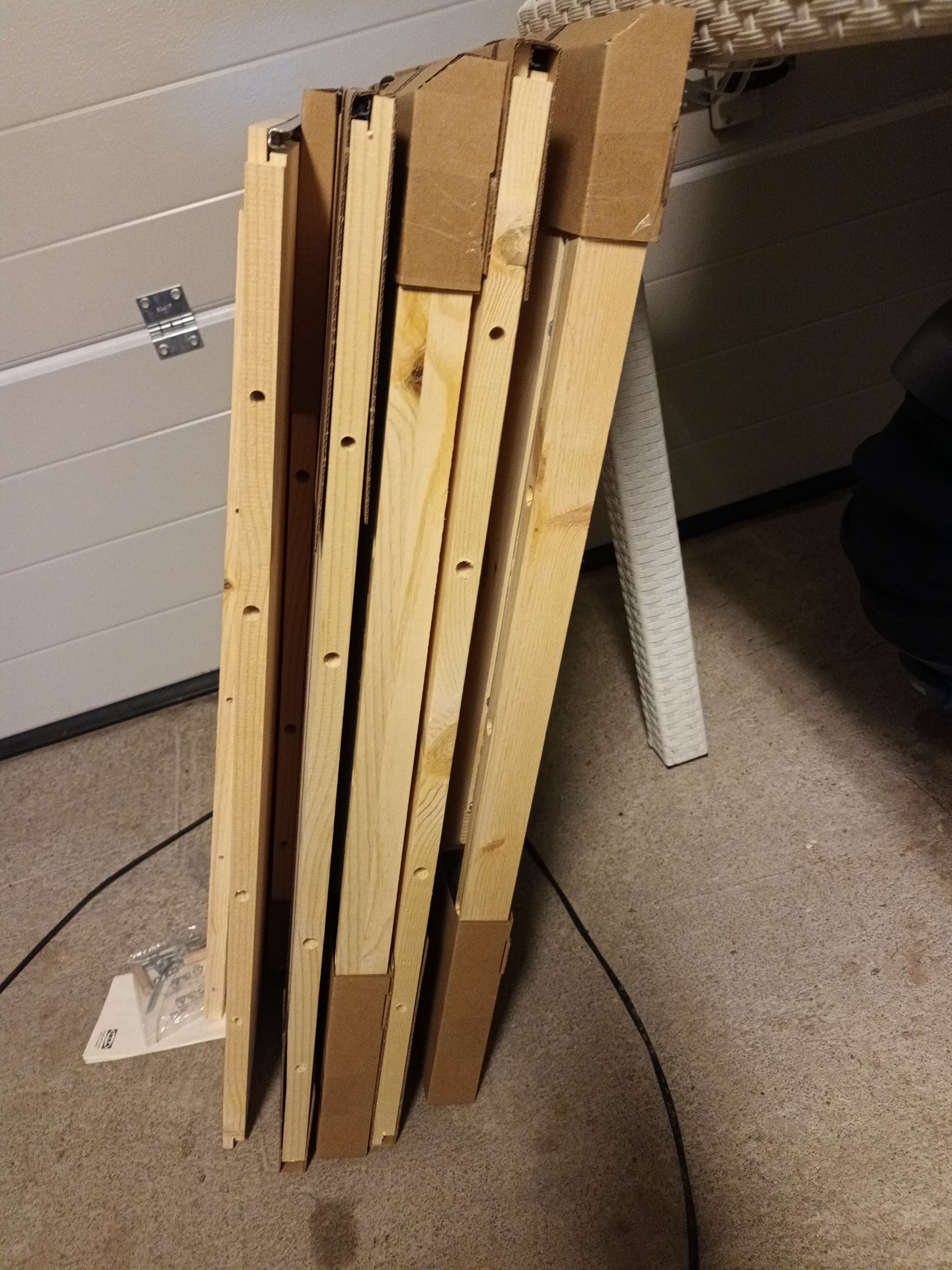 IVAR corner shelf, pine, 76x76x50 cm