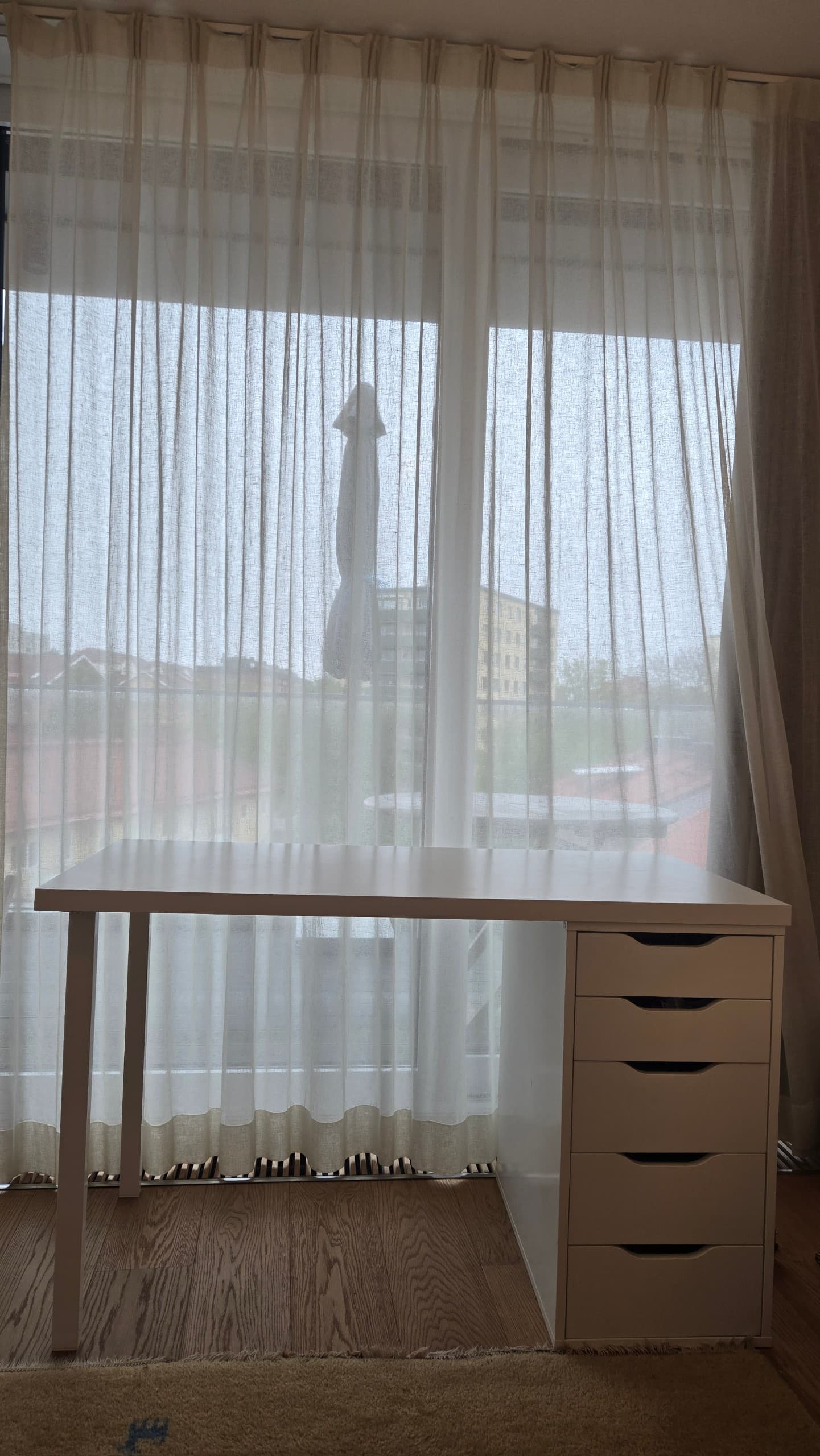 LAGKAPTEN / ALEX desk, white, 120x60 cm