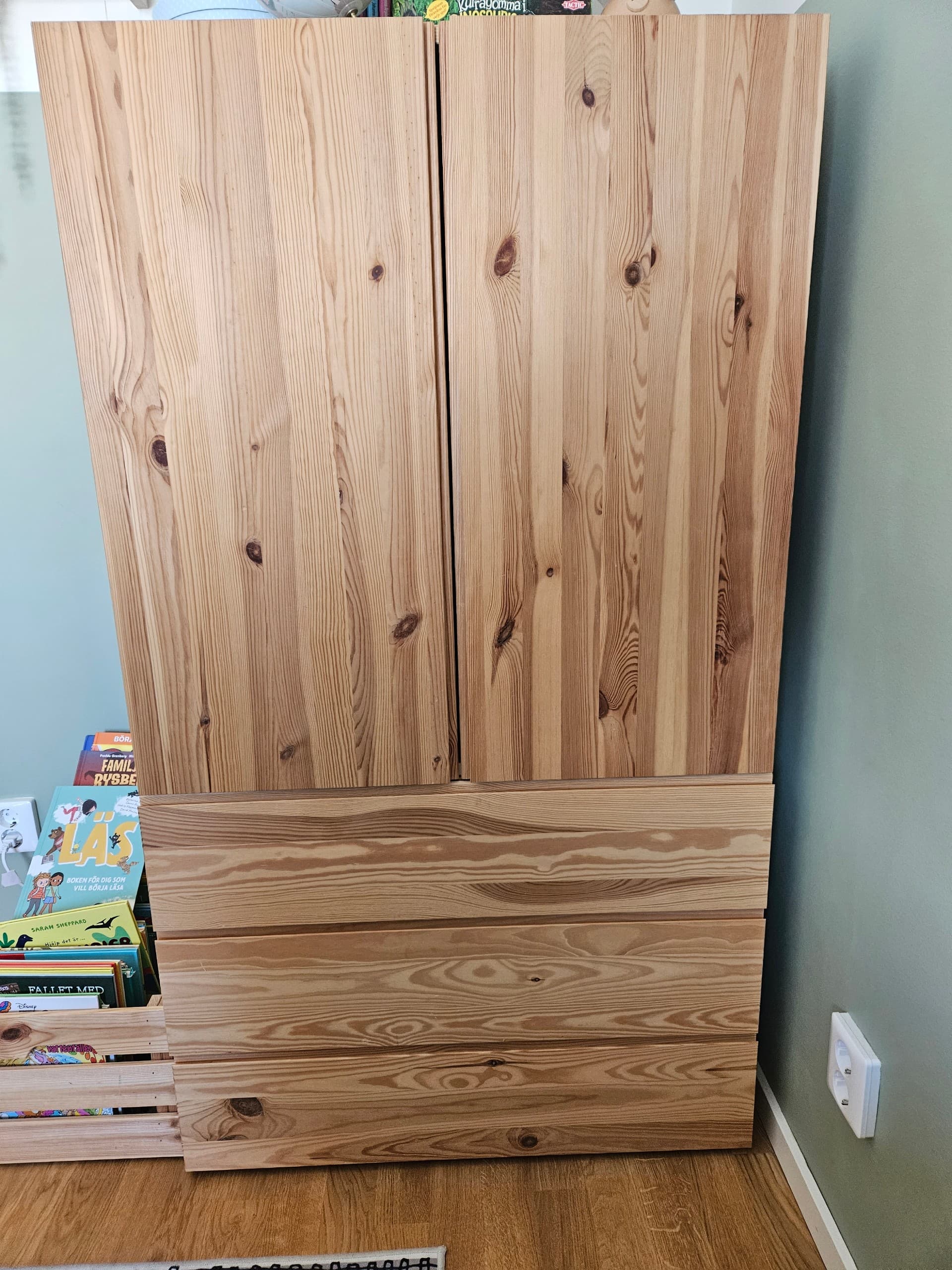 IVAR cabinet, pine, 80x50x83 cm