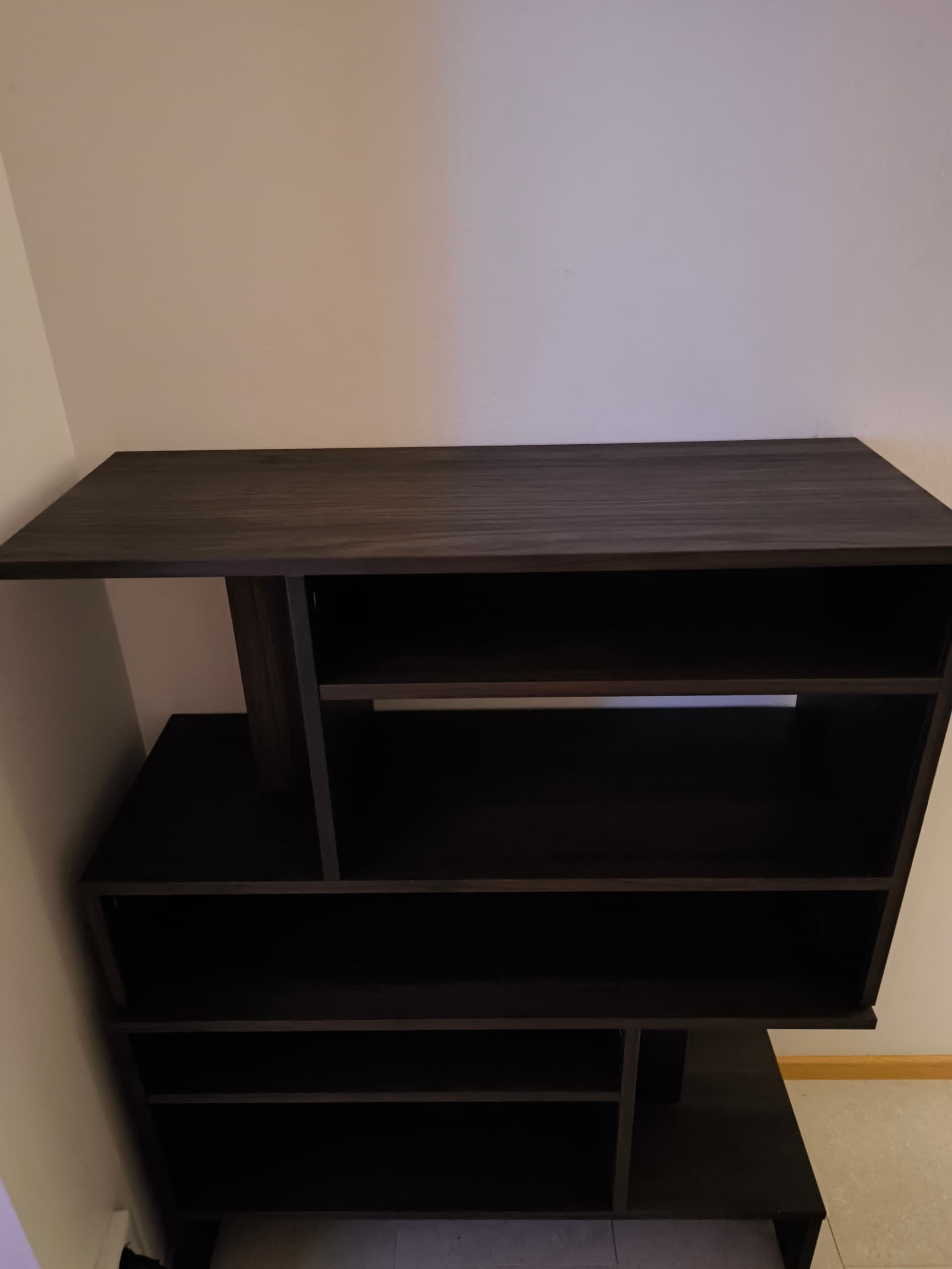 HOLMERUD TVÅ STYCKEN side table, dark brown, 80x31 cm