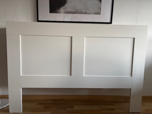BRIMNES headboard with storage compartment, white, 160 cm