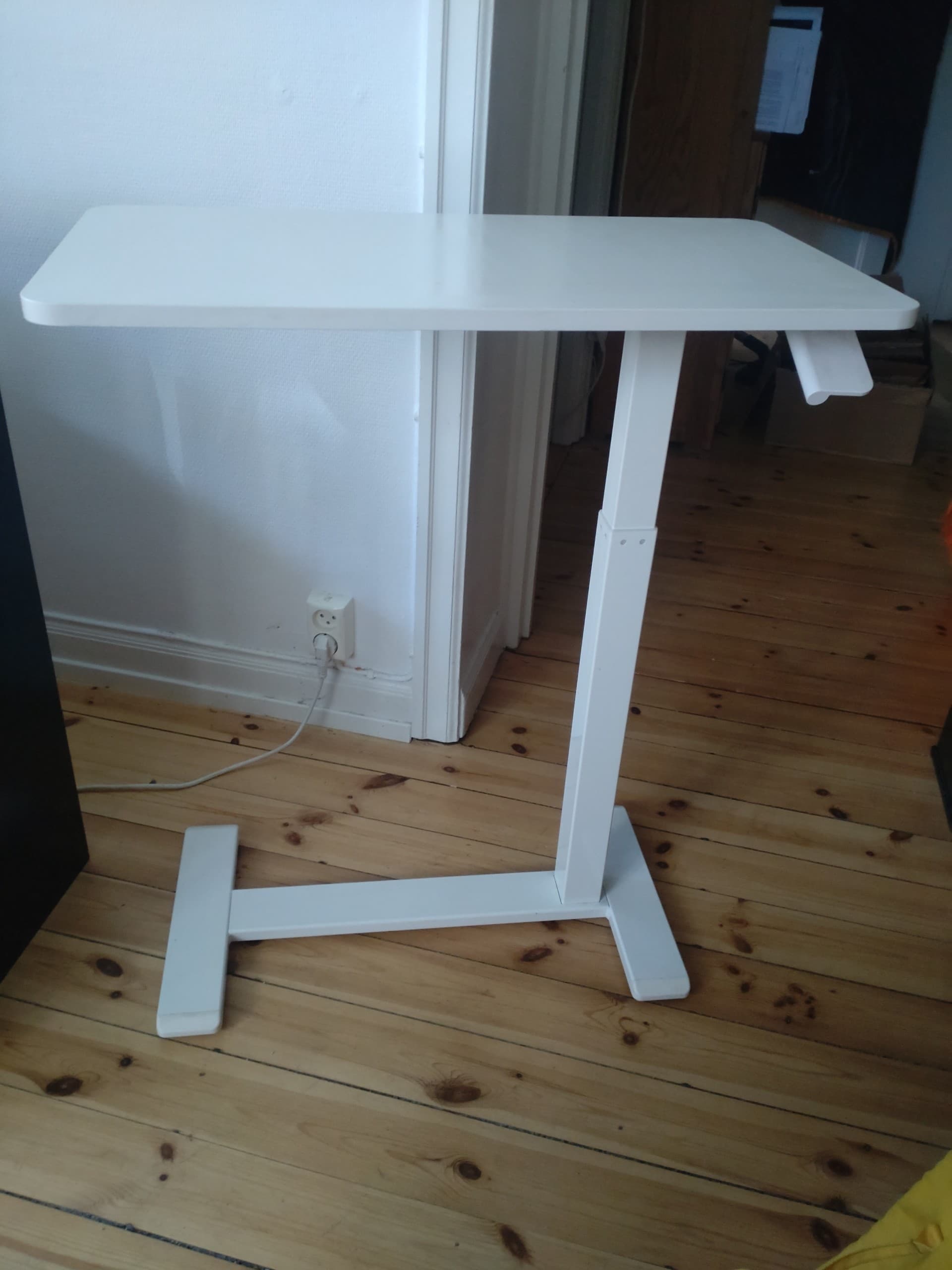 BOLLSIDAN laptop stand, white, 68x36 cm