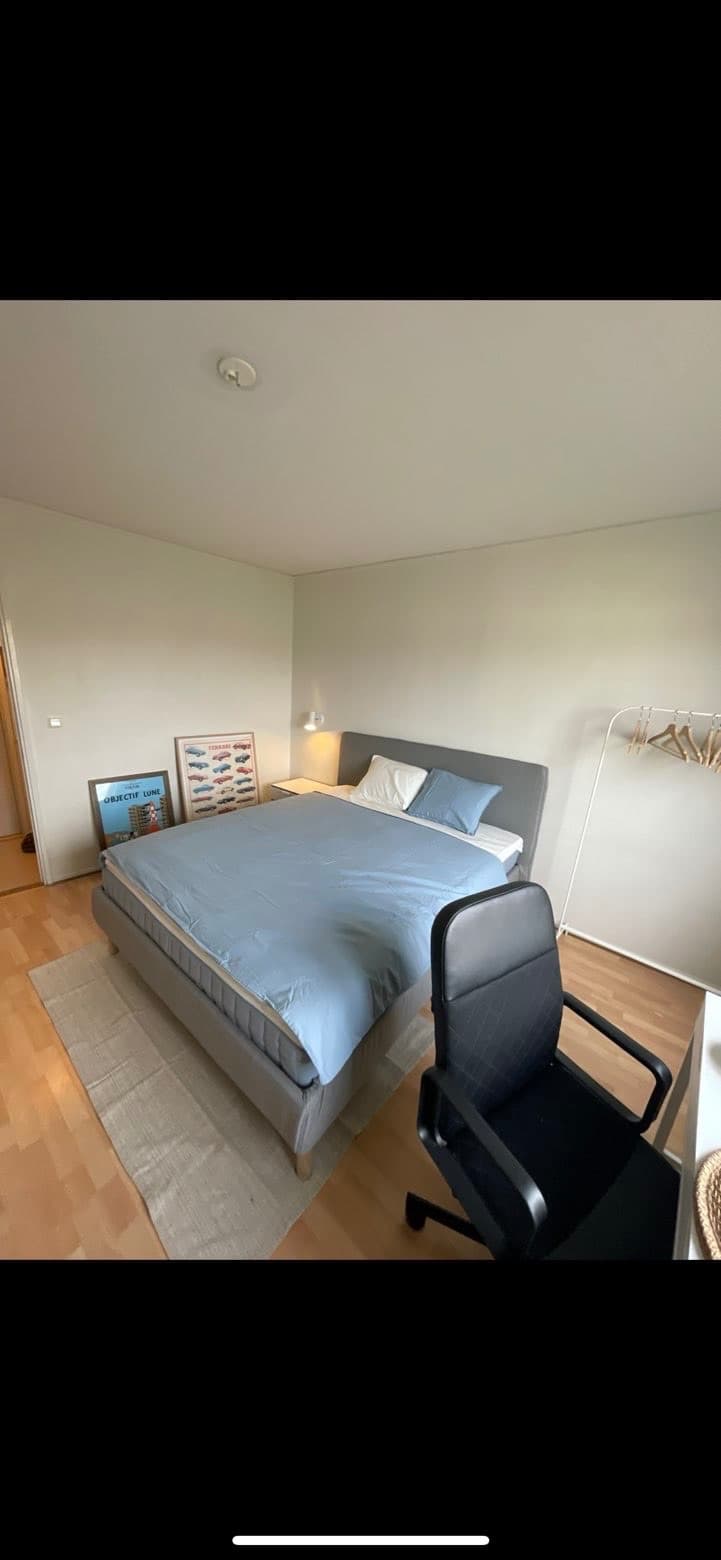HELT SÄNG-SET klädd sängstomme, Tibbleby beige/grå, 160x200 cm