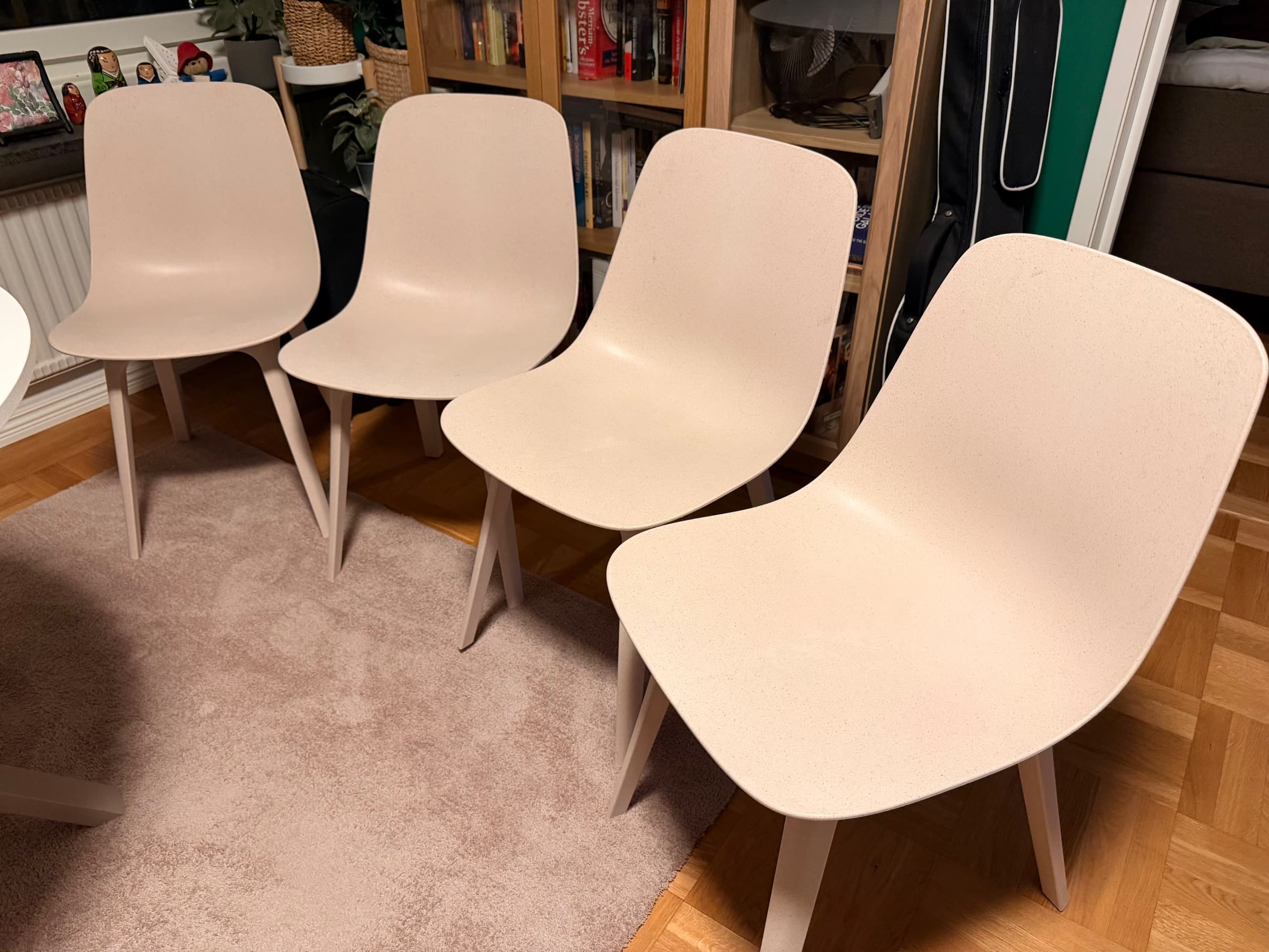 ODGER chair, white/beige