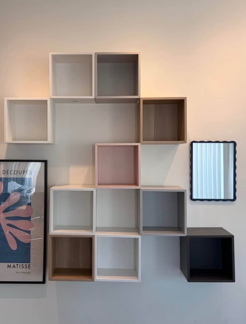 10 ST EKET HYLLOR cabinet, white, 35x35x35 cm