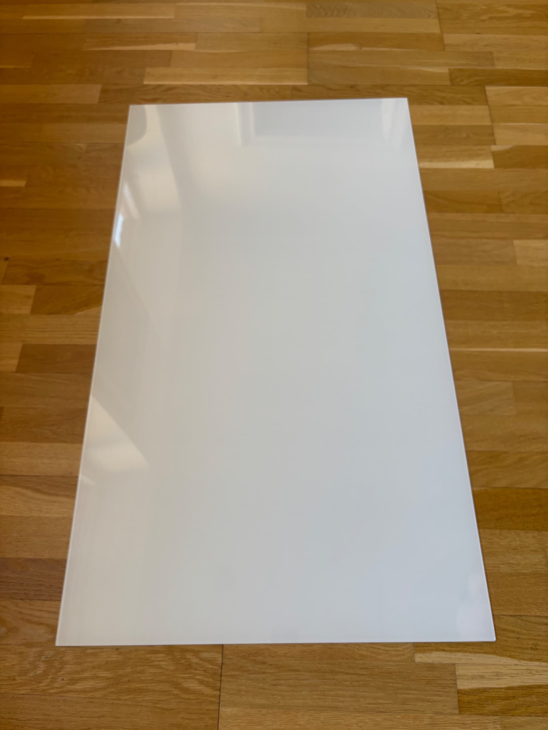 SVARTISDAL 4 panels for sliding door frame, white paper effect, 100x236 cm