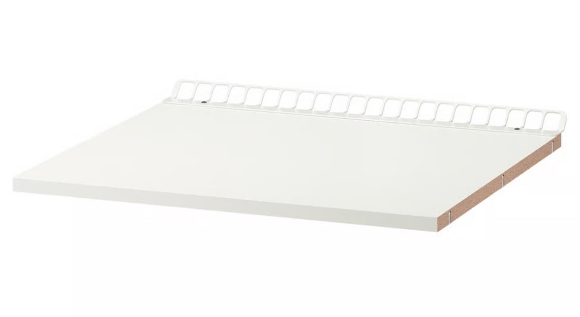 UTRUSTA Fast ventilerat hyllplan, vit, 60x60 cm