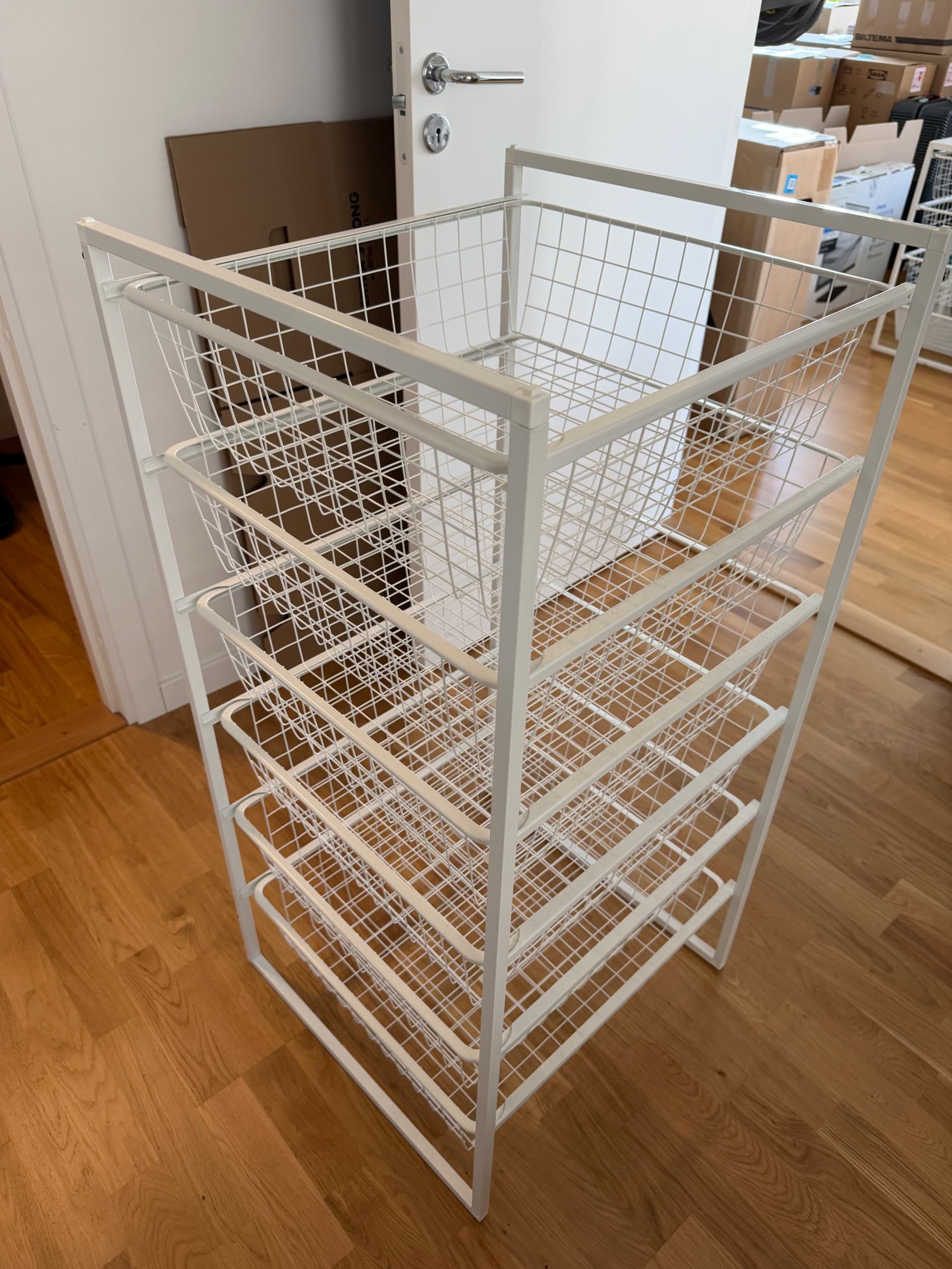 JONAXEL storage combination, white, 50x51x104 cm