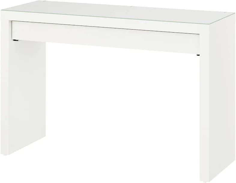 MALM Sminkbord, vit, 120x41 cm