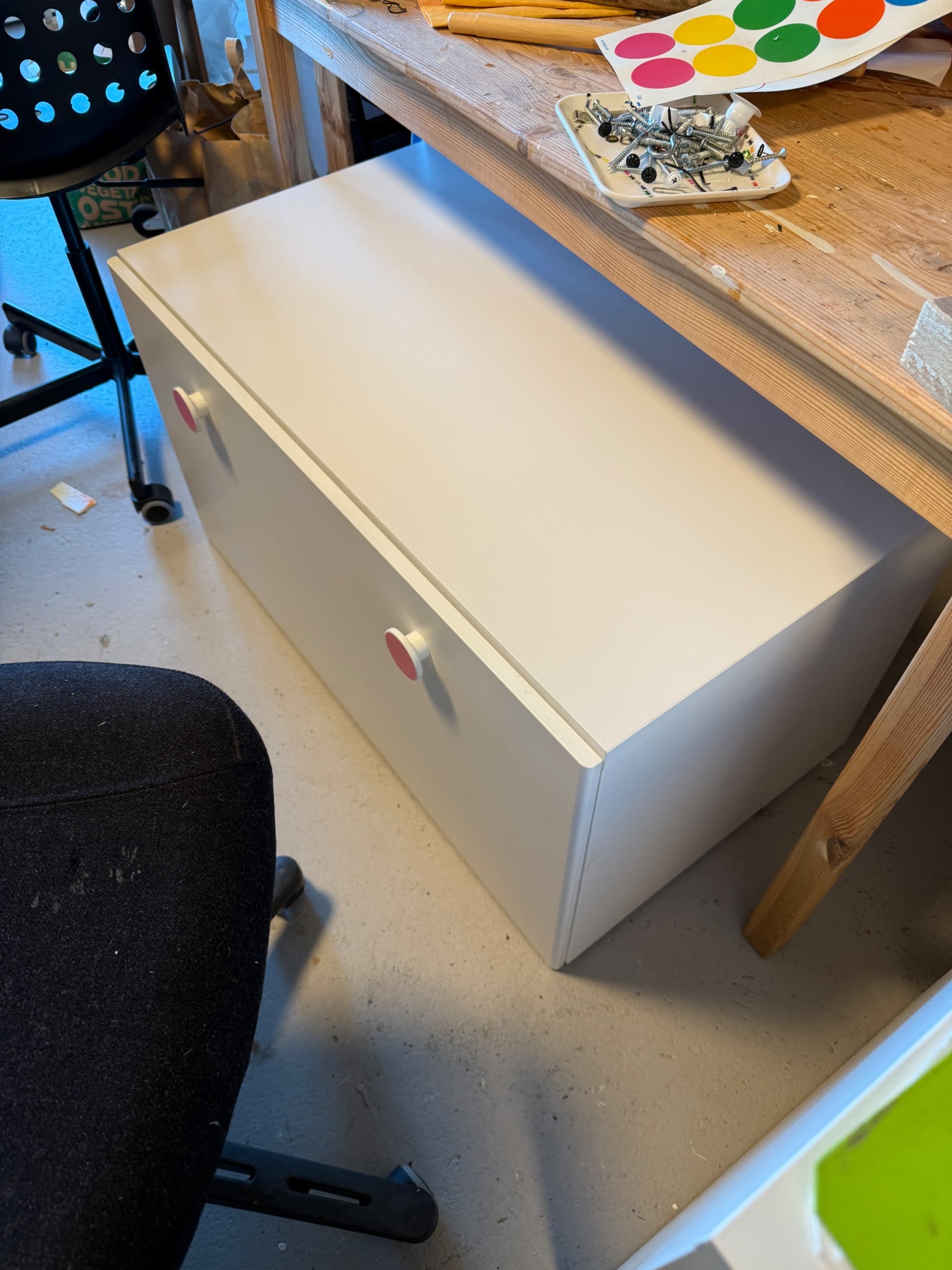 SMÅSTAD bench with toy storage, white/white, 90x52x48 cm