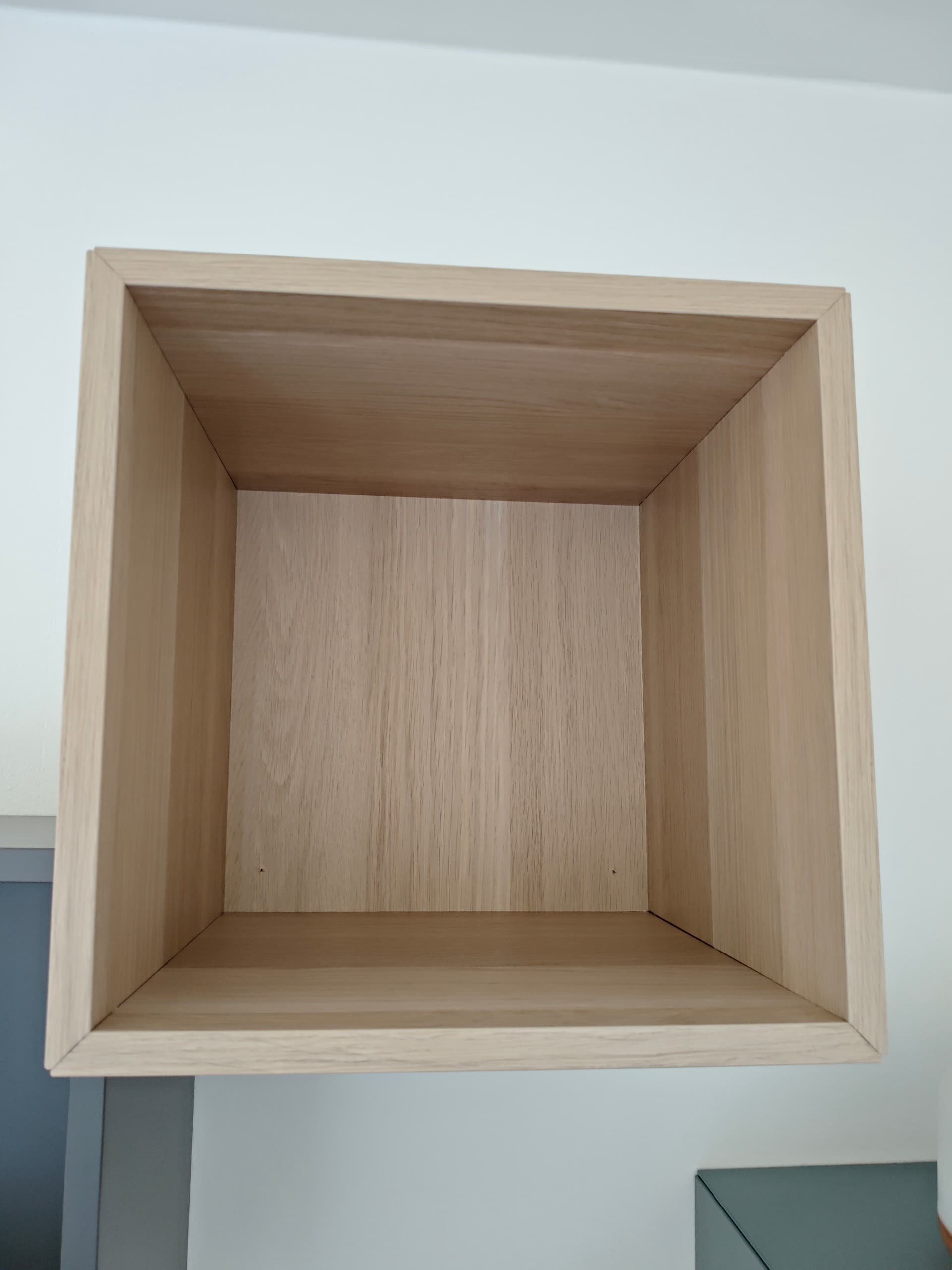 EKET cabinet, brown walnut effect, 35x35x35 cm