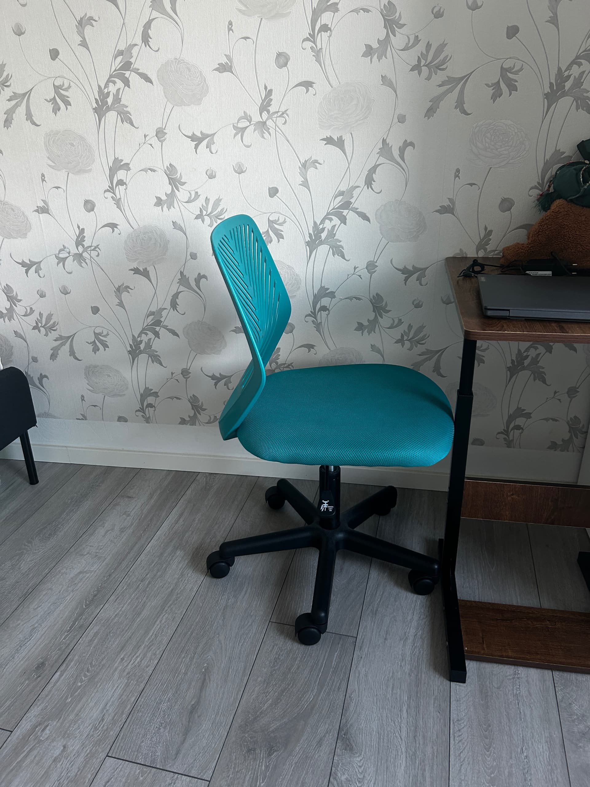 MITTZON desk sit/stand, electric walnut veneer/black, 140x80 cm