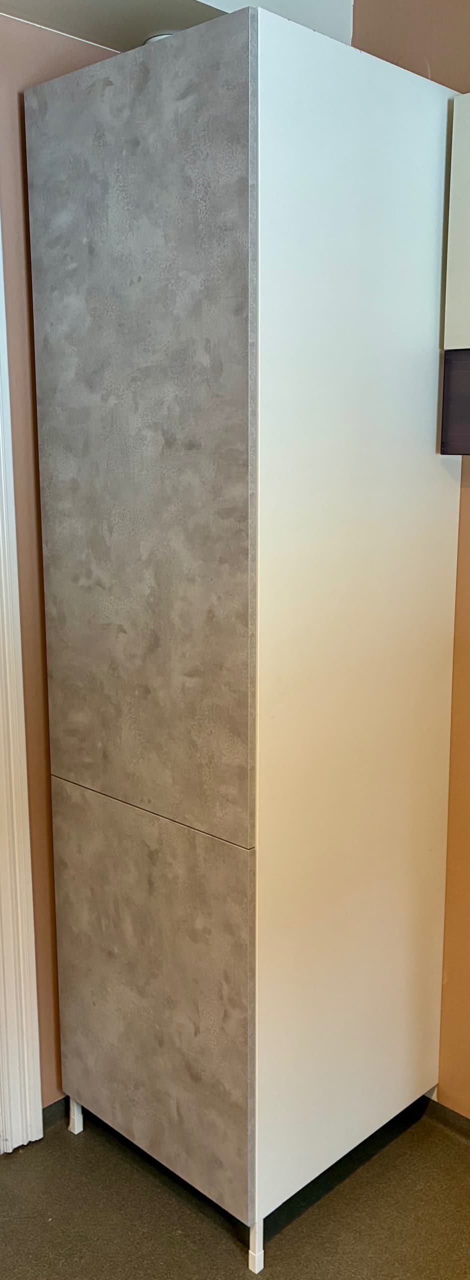 ENHET högskåp med 2 hyllplan, vit, 60x210 cm