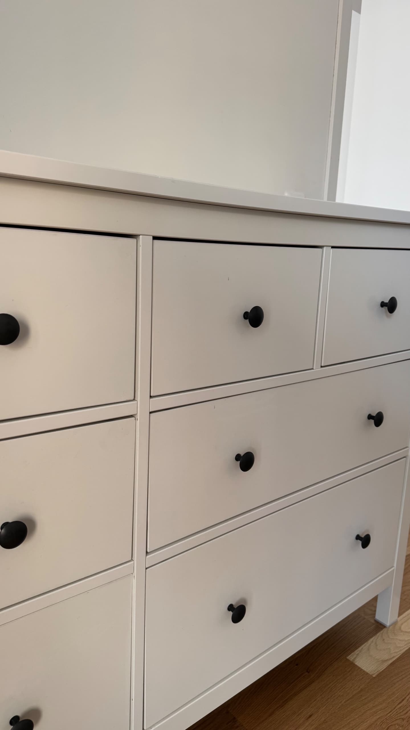 HEMNES chest of 8 drawers, white stain, 160x96 cm