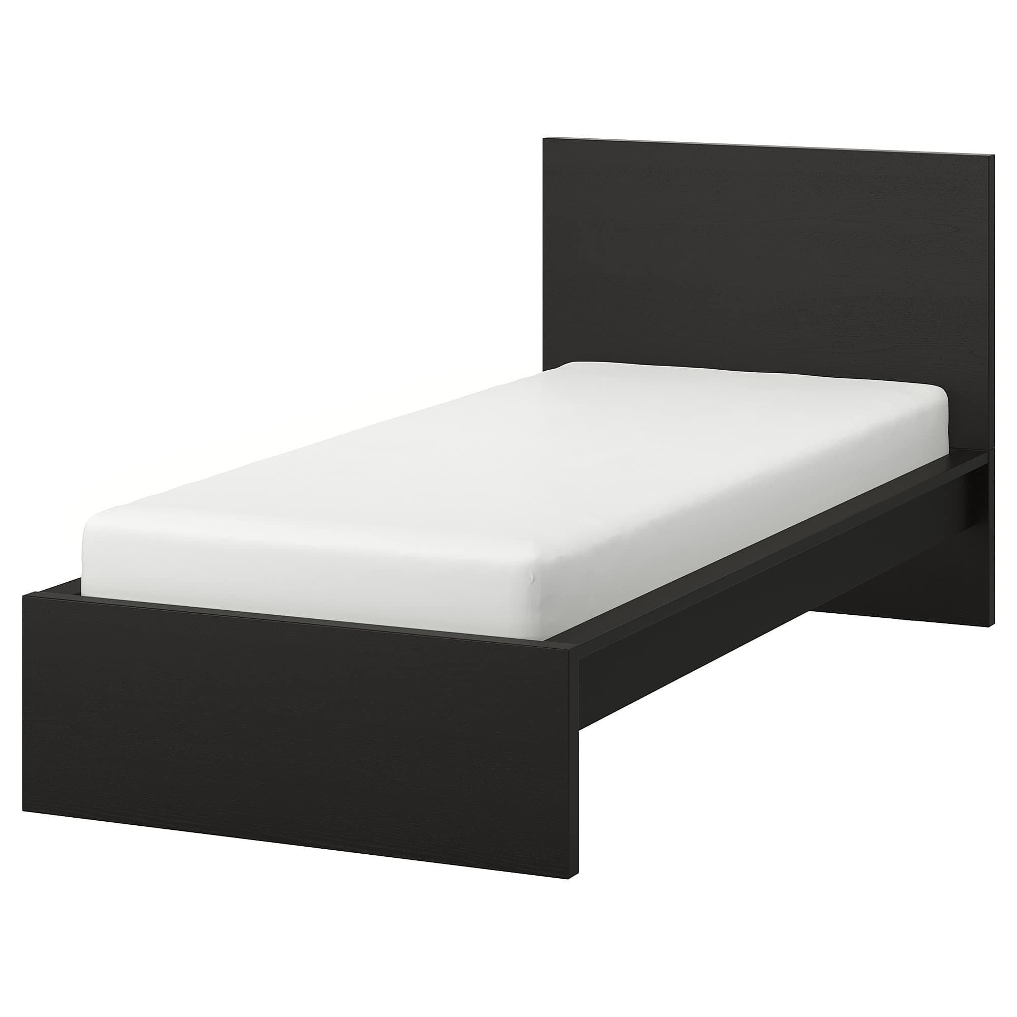 NORDLI Sängstomme med förvaring, antracit, 90x200 cm