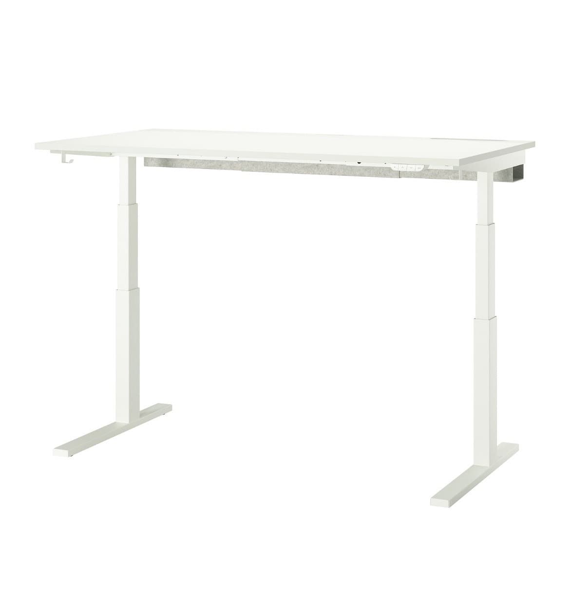 MITTZON 80X160CM desk sit/stand, electric white, 160x80 cm