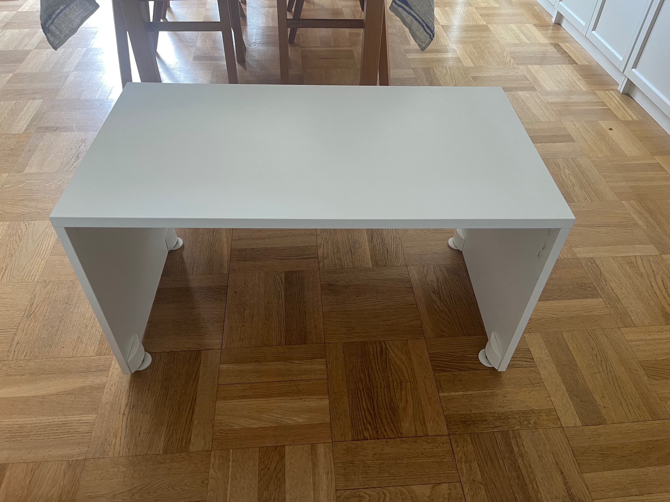 SMÅSTAD bänk, vit, 90x50x48 cm