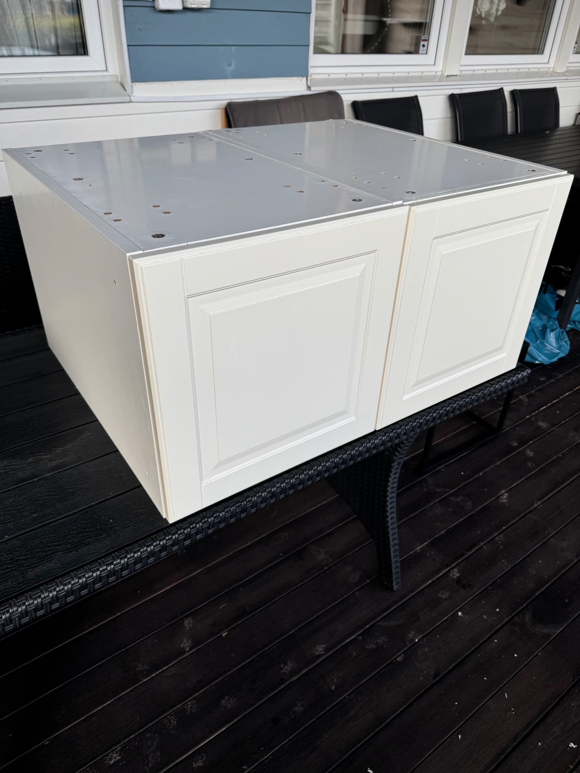 METOD fridge/freezer top cabinet frame, white, 60x60x40 cm