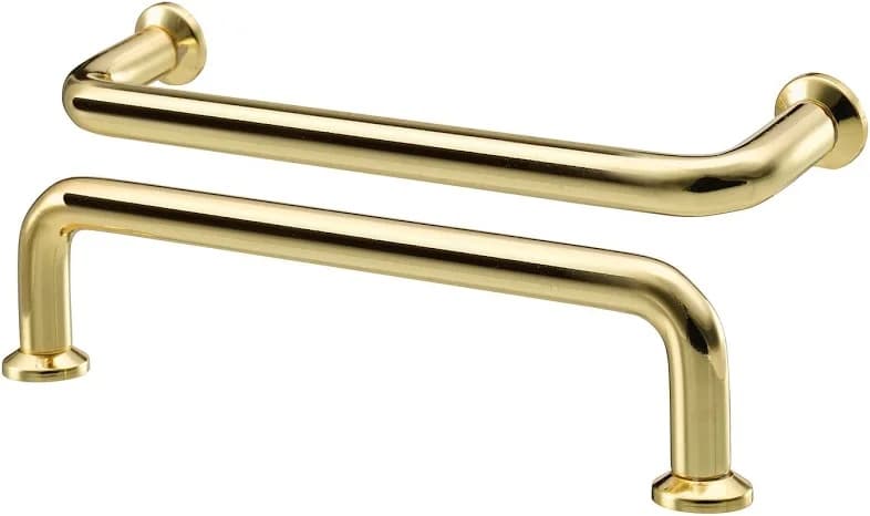 BAGGANÄS, 8 STYCKEN handle, brass-colour, 335 mm