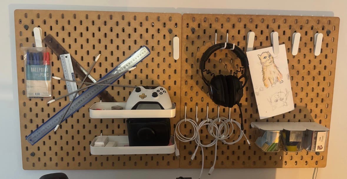 SKÅDIS pegboard combination