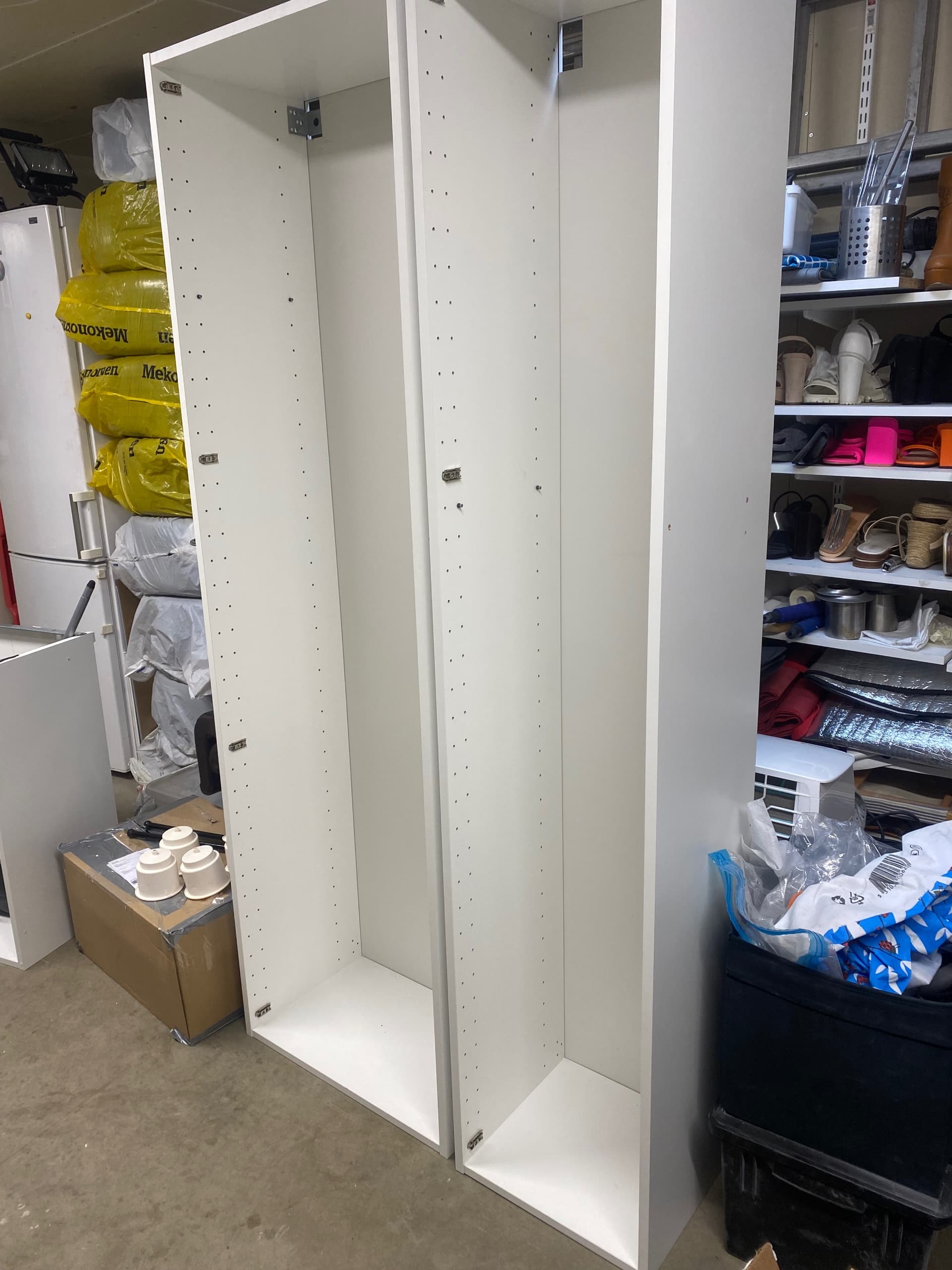 METOD high cabinet frame, white, 60x37x200 cm