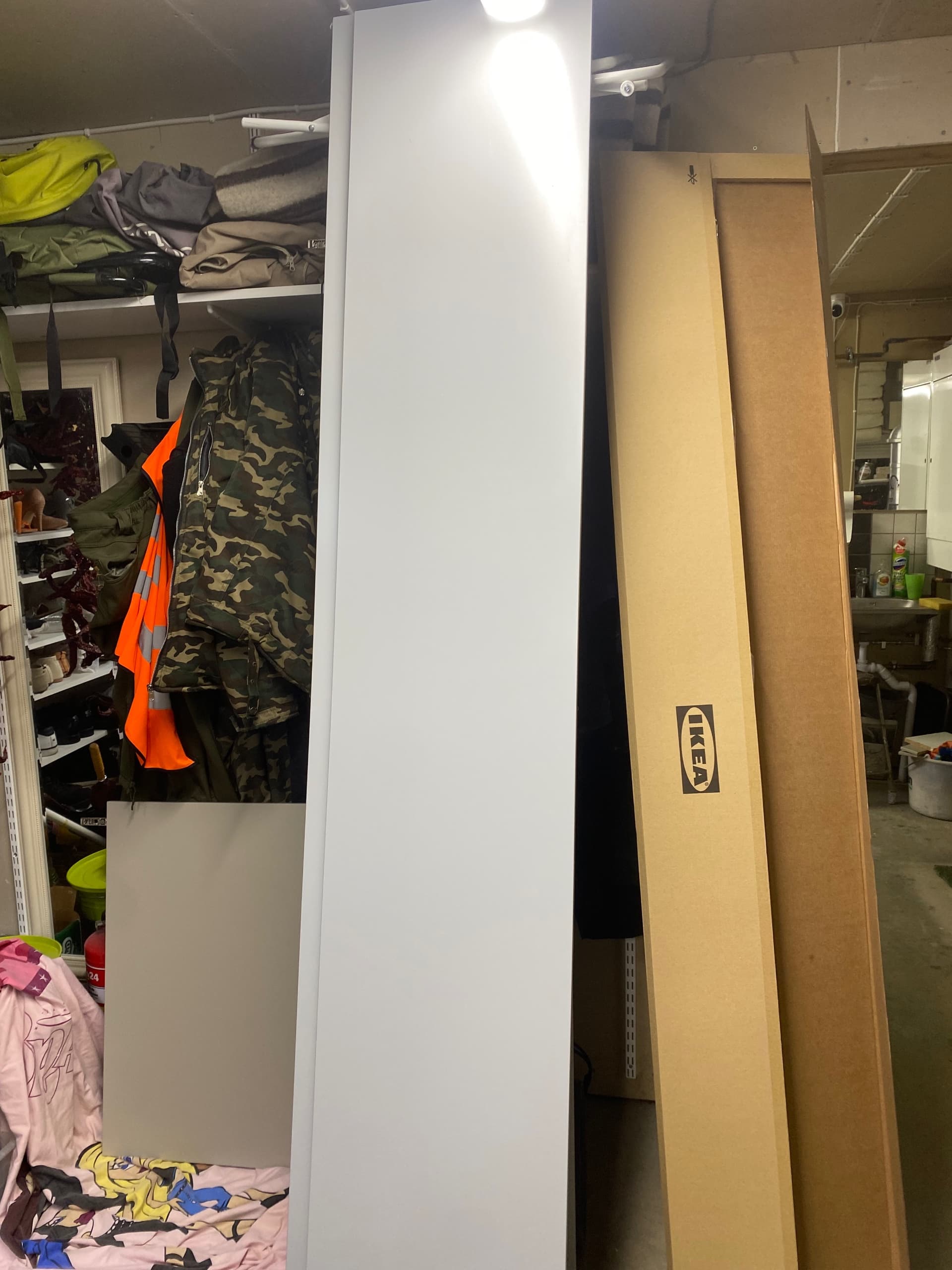 HAVSTORP cover panel, beige, 39x240 cm