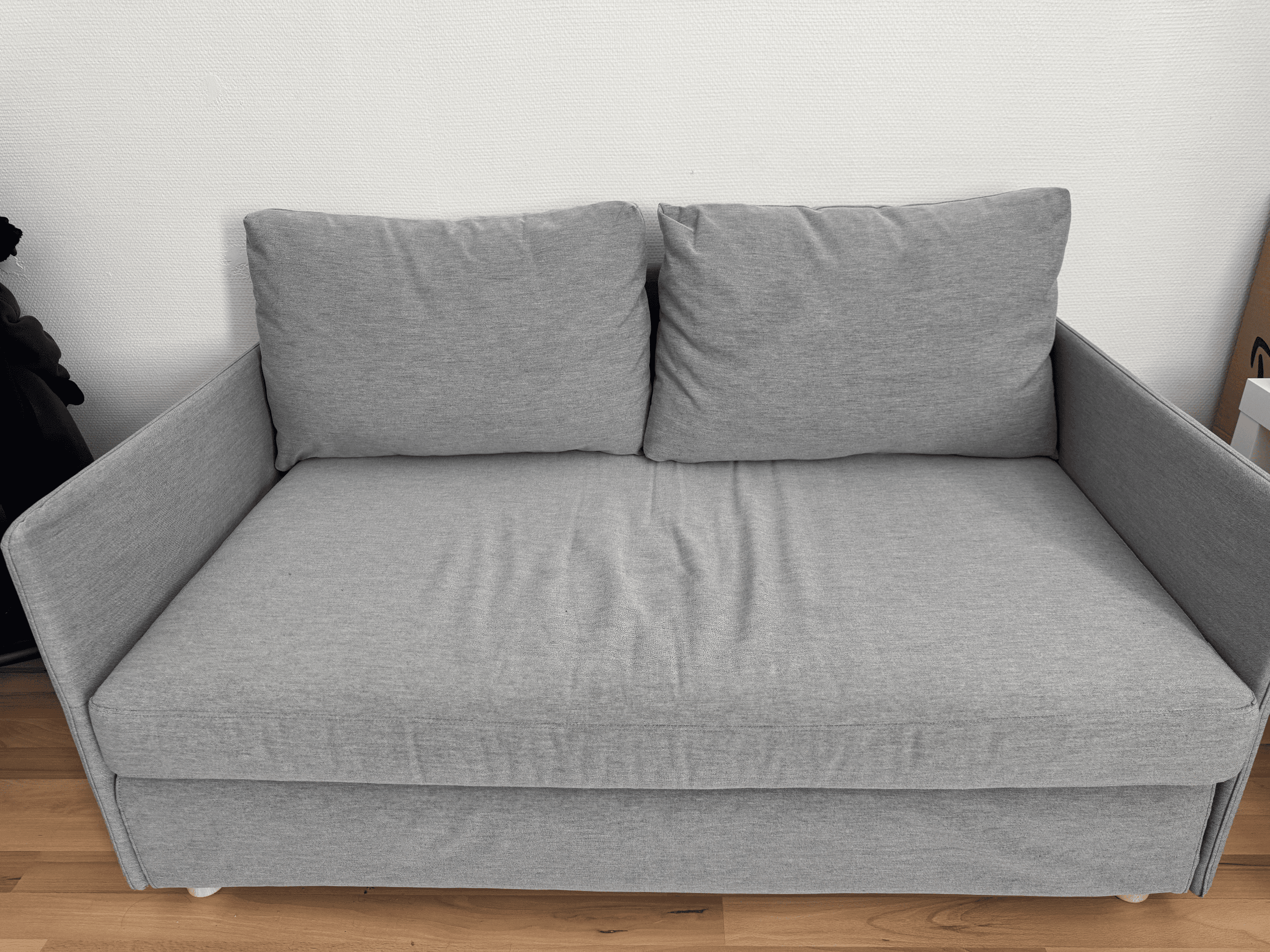 FRIDHULT sofa-bed, Knisa light grey