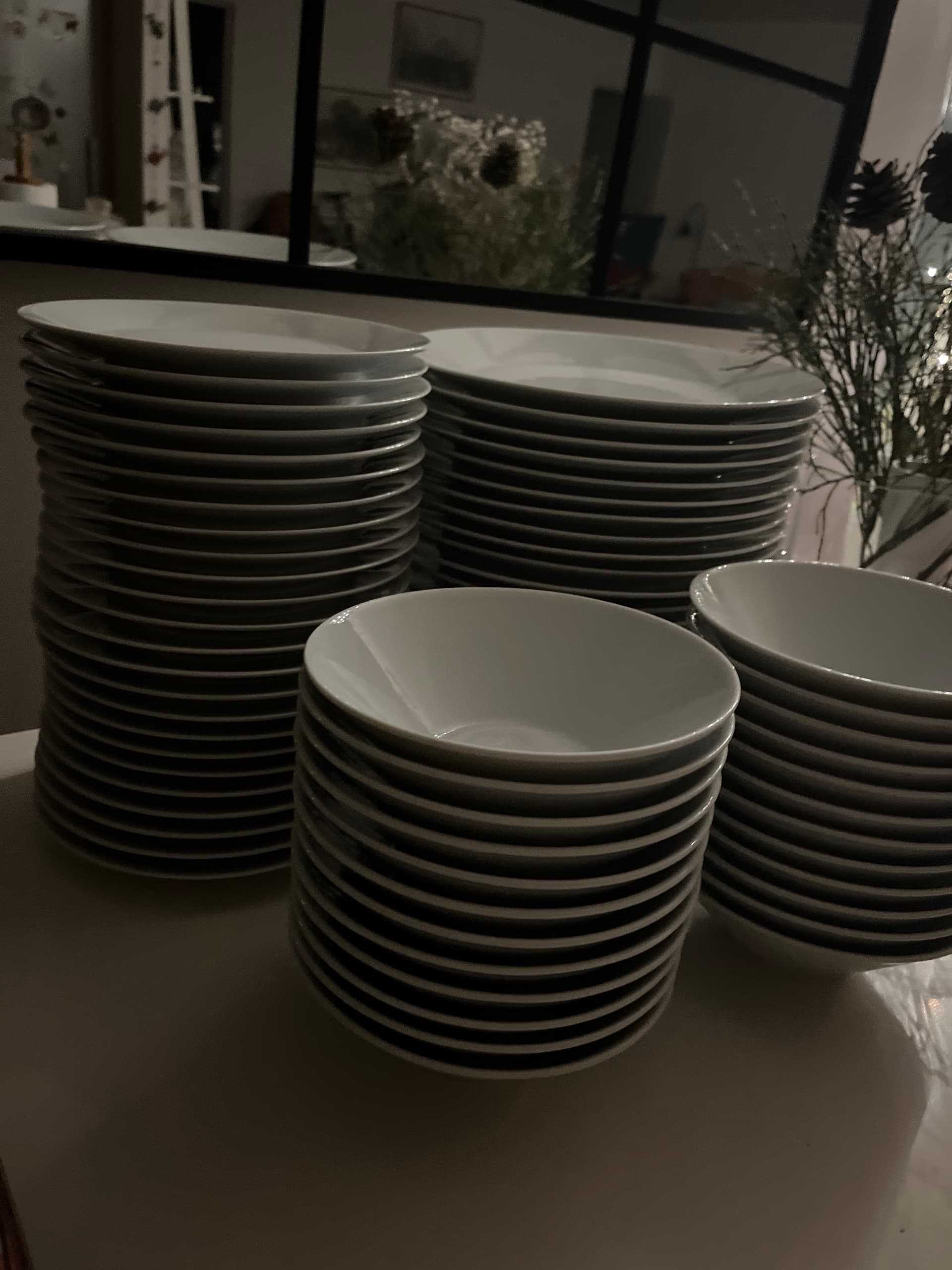 IKEA 365+ bowl, angled sides white, 17 cm