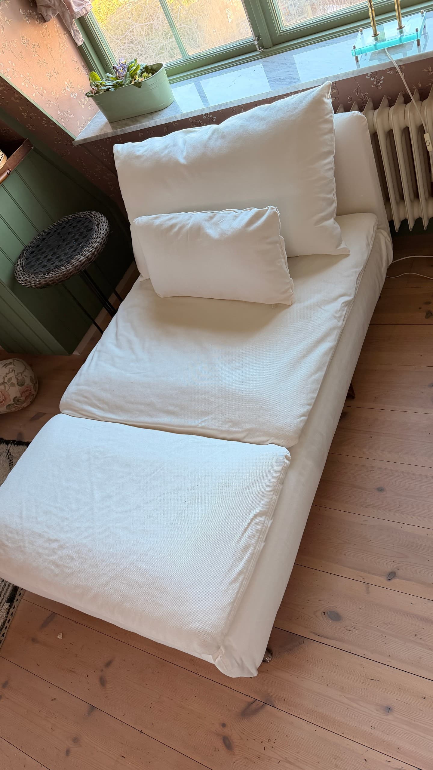SÖDERHAMN chaise longue, Blekinge white