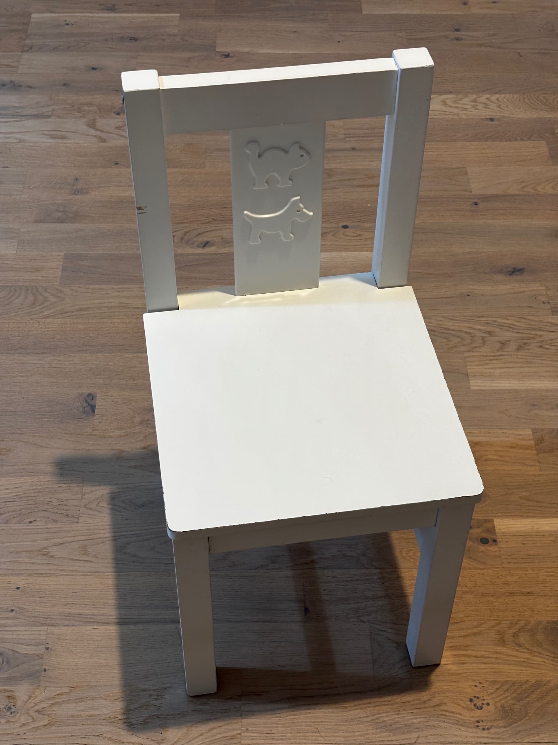 KRITTER children's chair, white