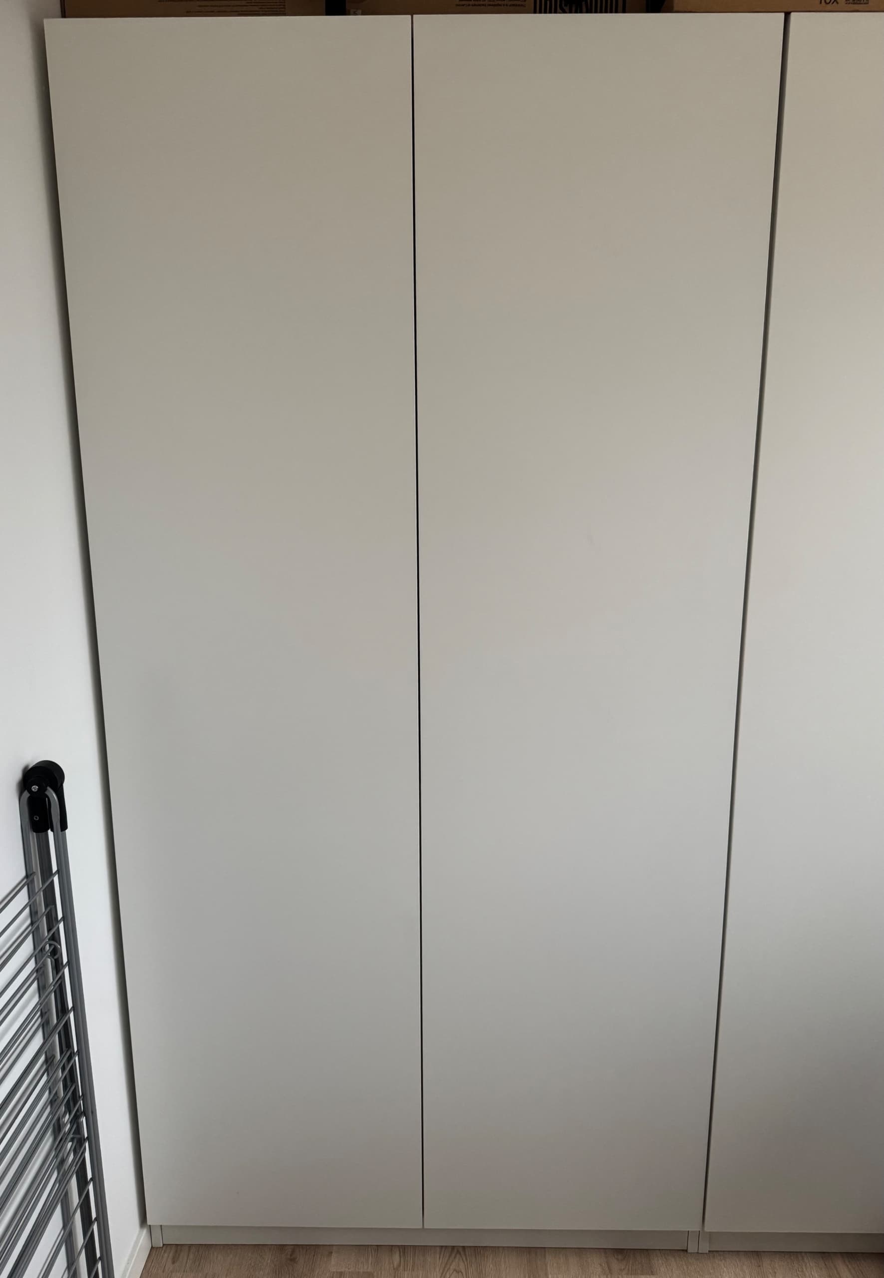 PAX / FORSAND wardrobe, white/white, 100x60x201 cm