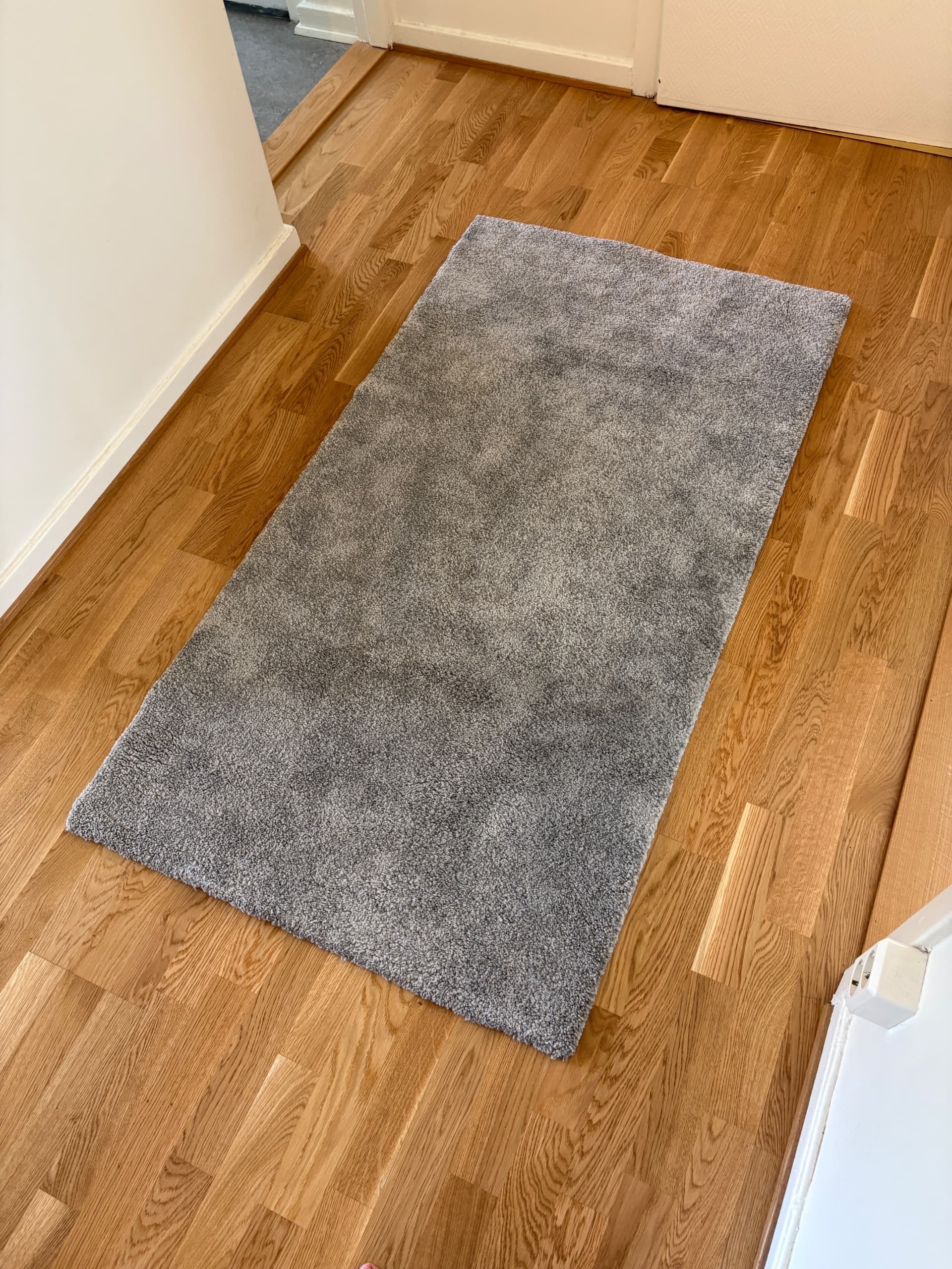 LINDKNUD rug, high pile, beige, 80x150 cm