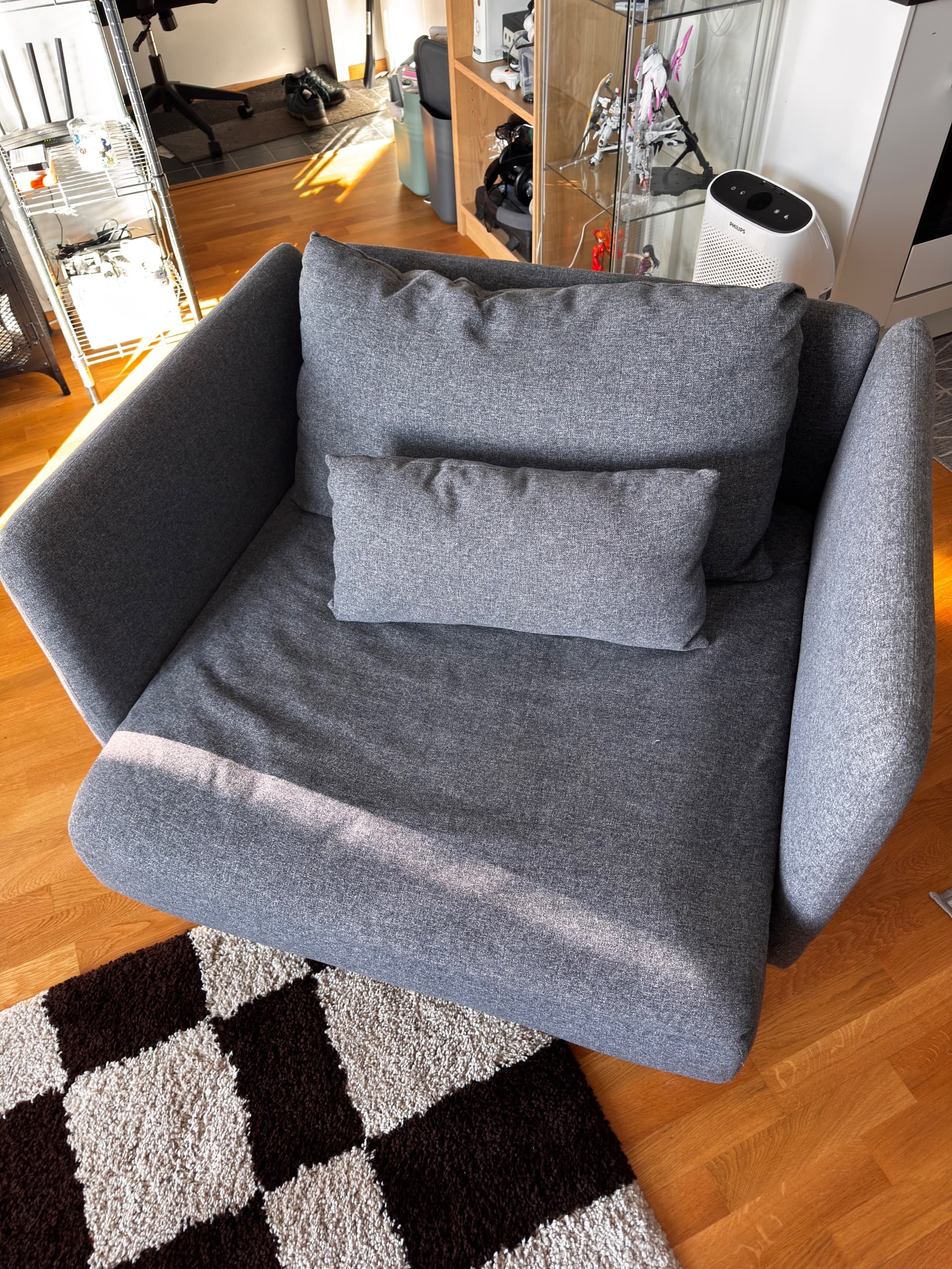 SÖDERHAMN fåtölj, Gunnared mellangrå
