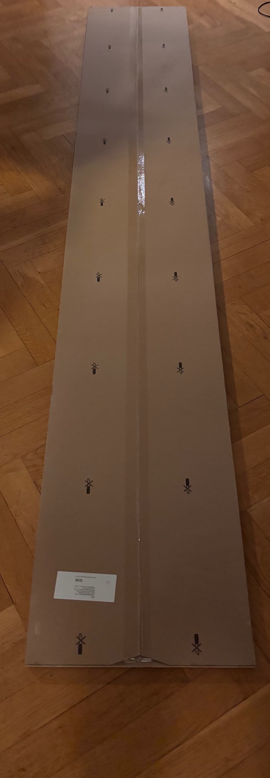 FÖRBÄTTRA cover panel, matt white, 39x240 cm