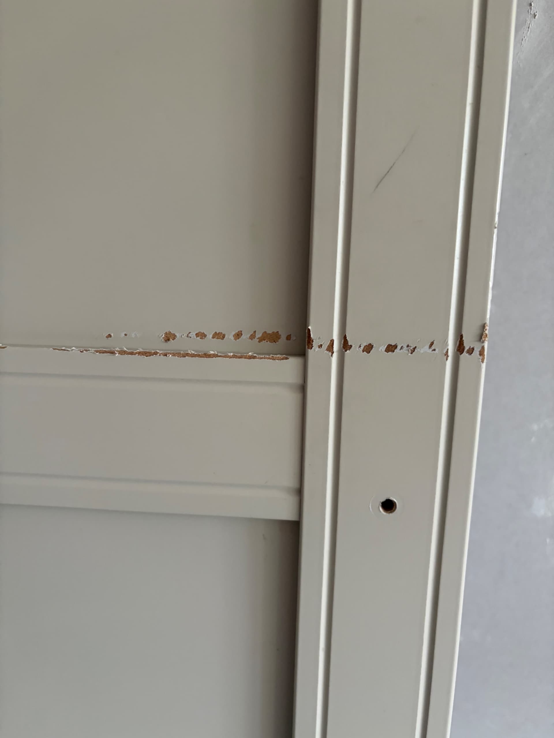 FLISBERGET door, light beige, 50x229 cm