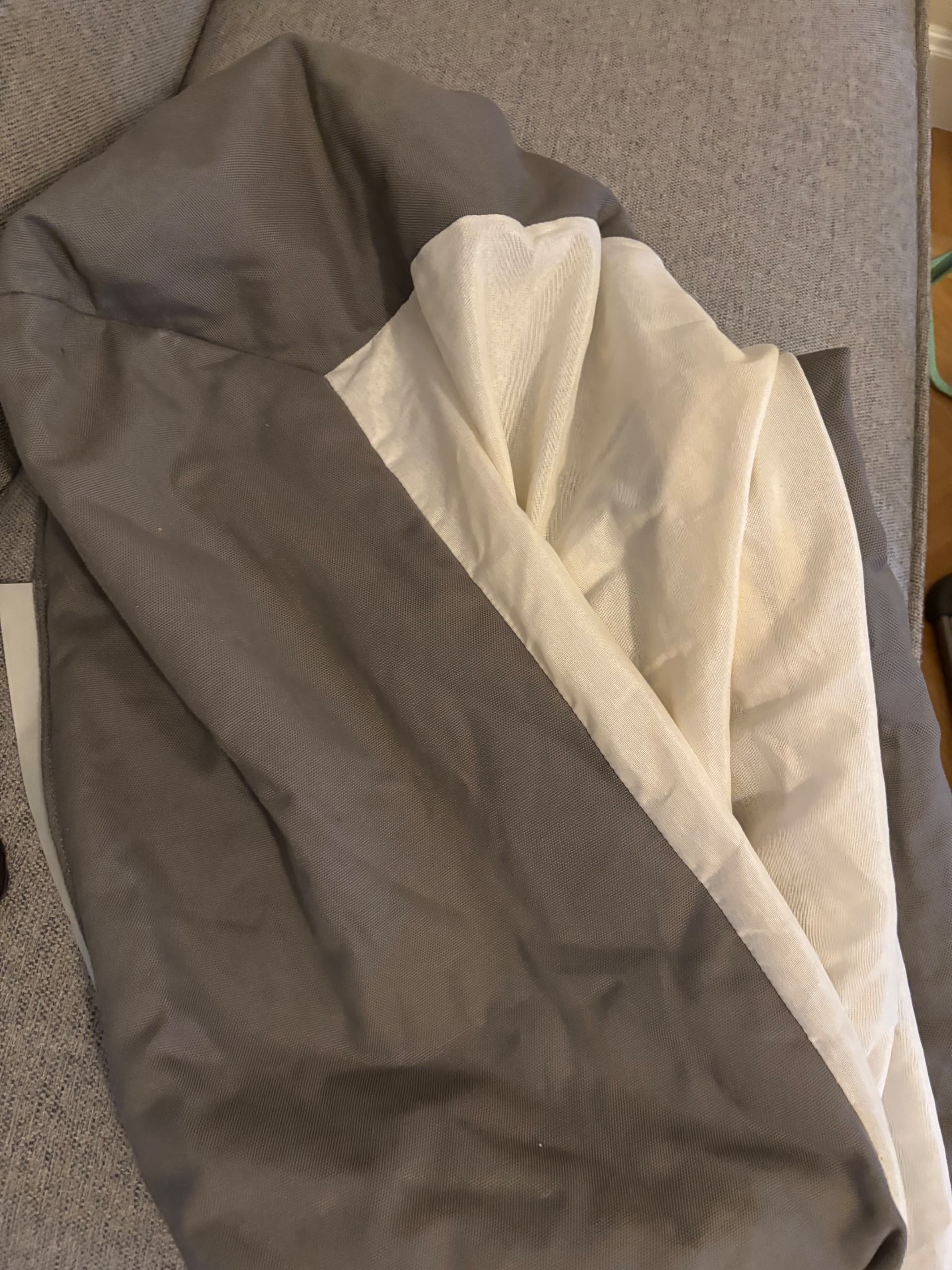 ESPEVÄR cover, dark grey, 90x200 cm