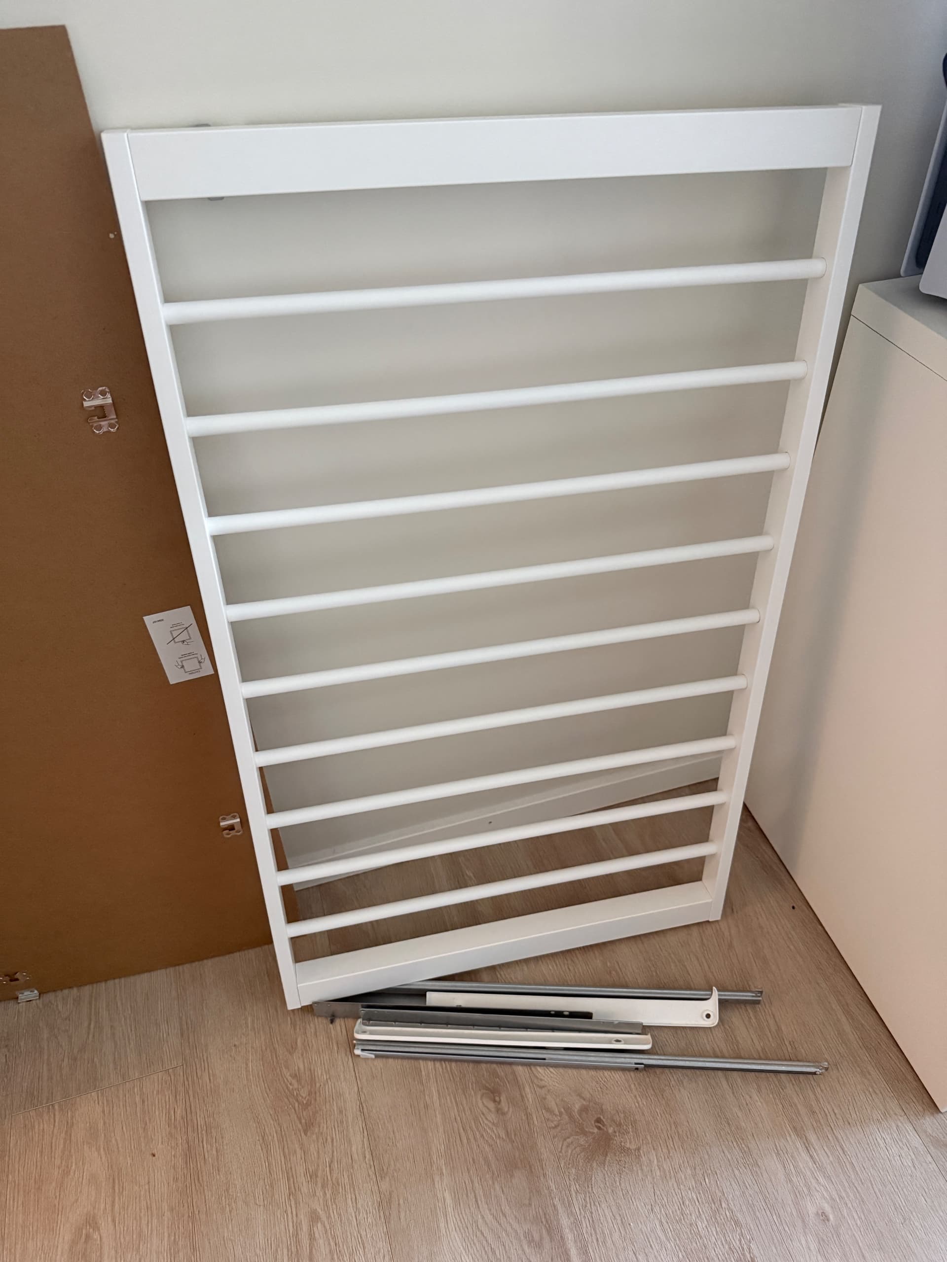KOMPLEMENT pull-out trouser hanger, white, 100x58 cm