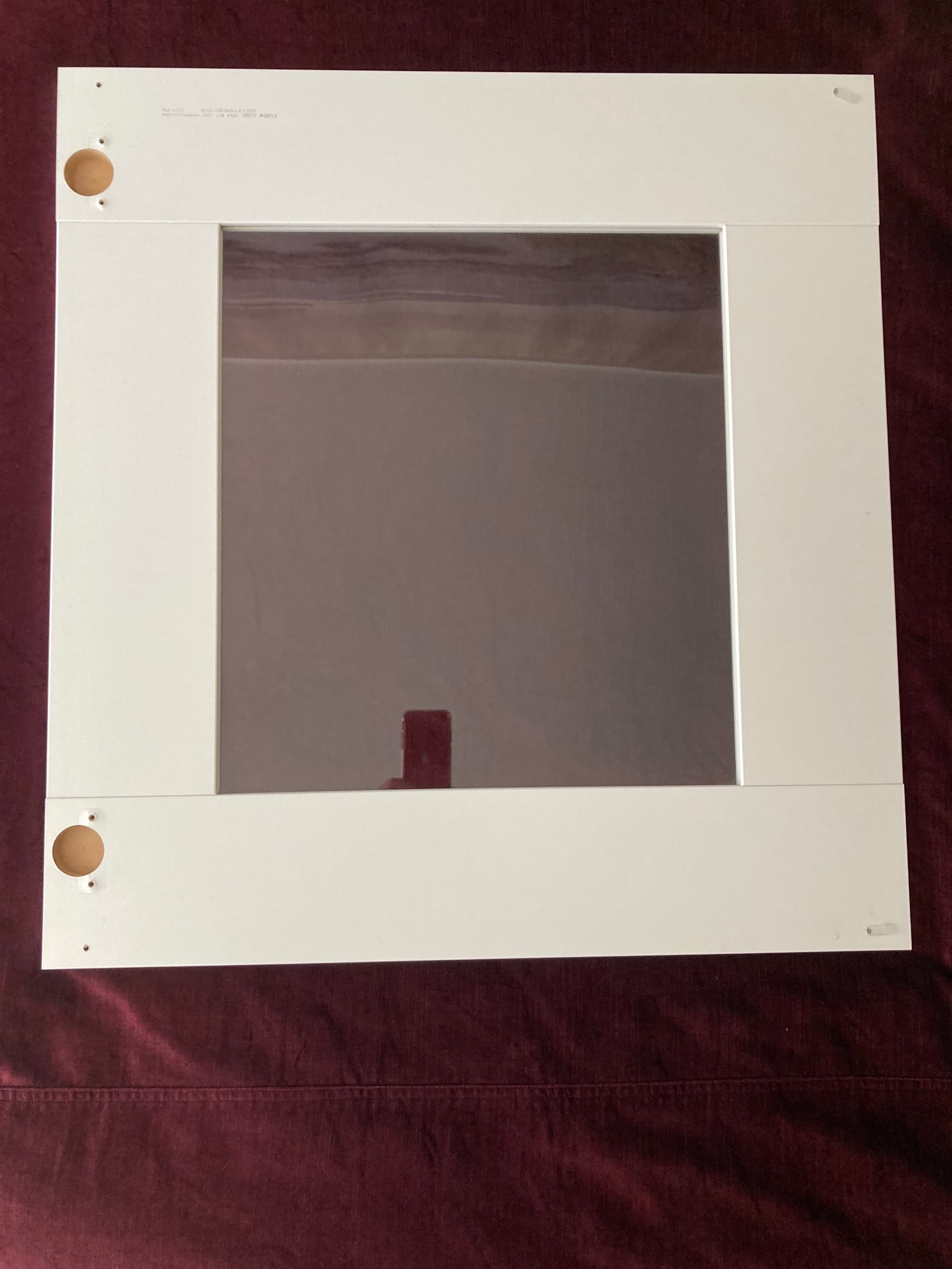 SANNAHED frame, white, 25x25 cm