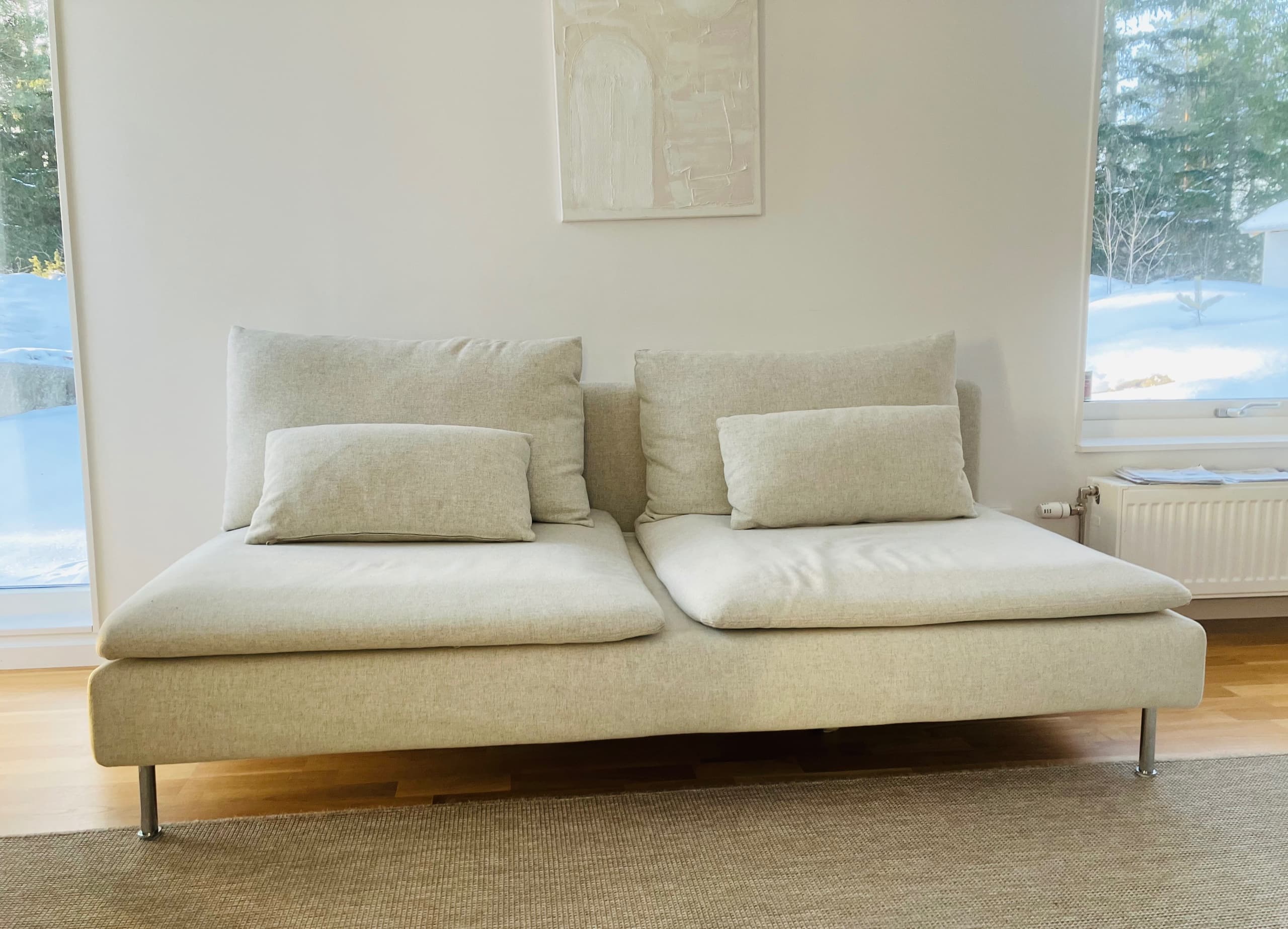 SÖDERHAMN 3-sits sektion, Gunnared beige