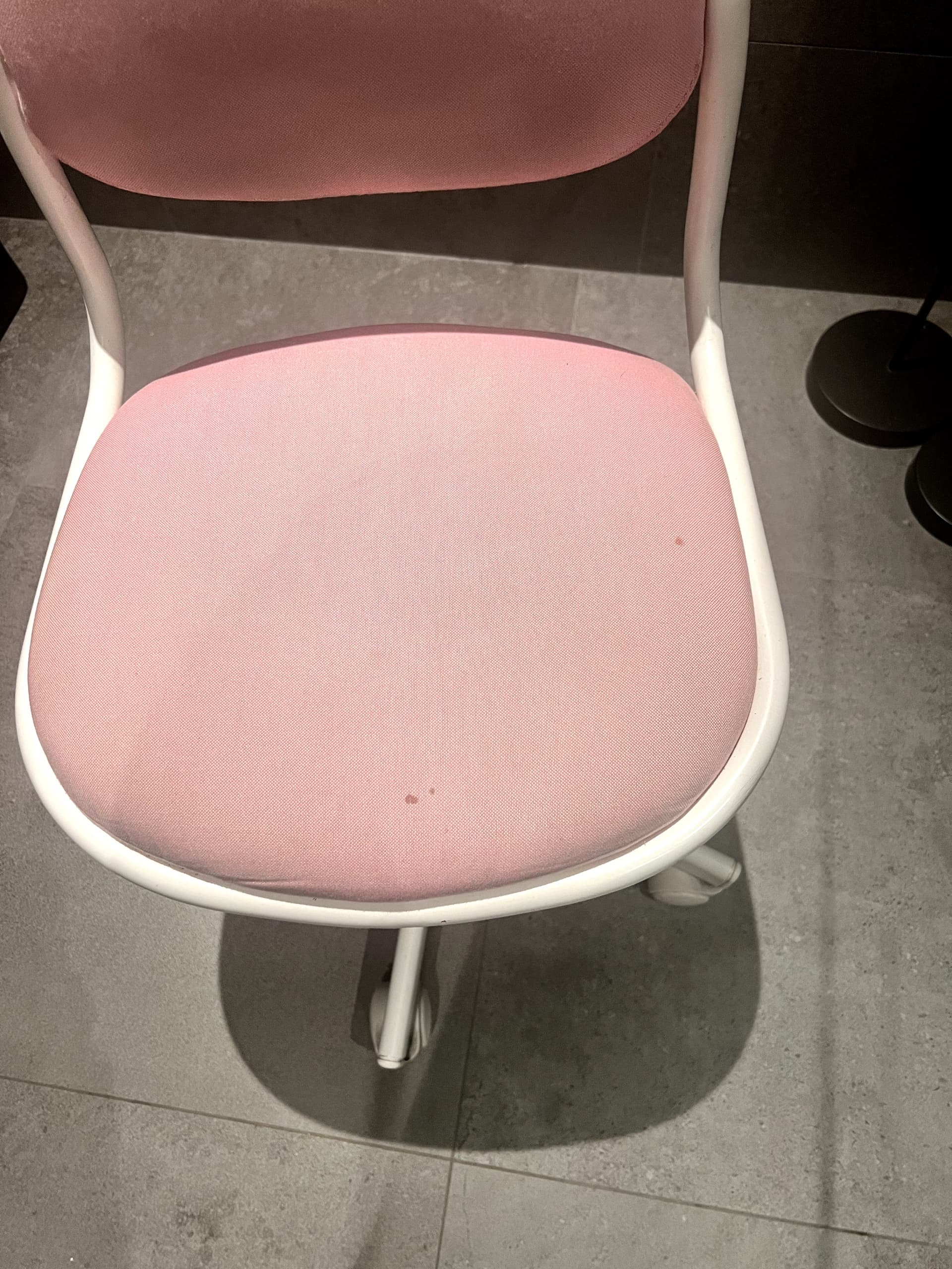 ÖRFJÄLL children's desk chair, white/Vissle pink