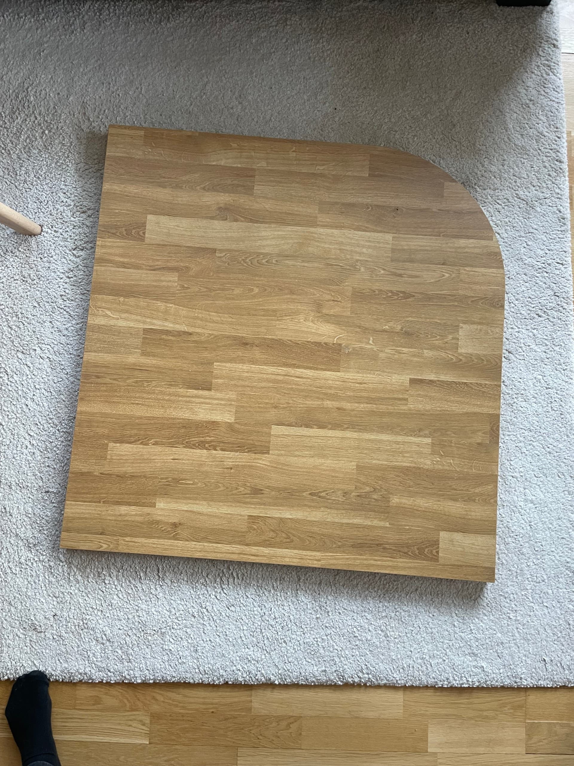 SÄLJAN worktop, oak effect/laminate, 186x3.8 cm