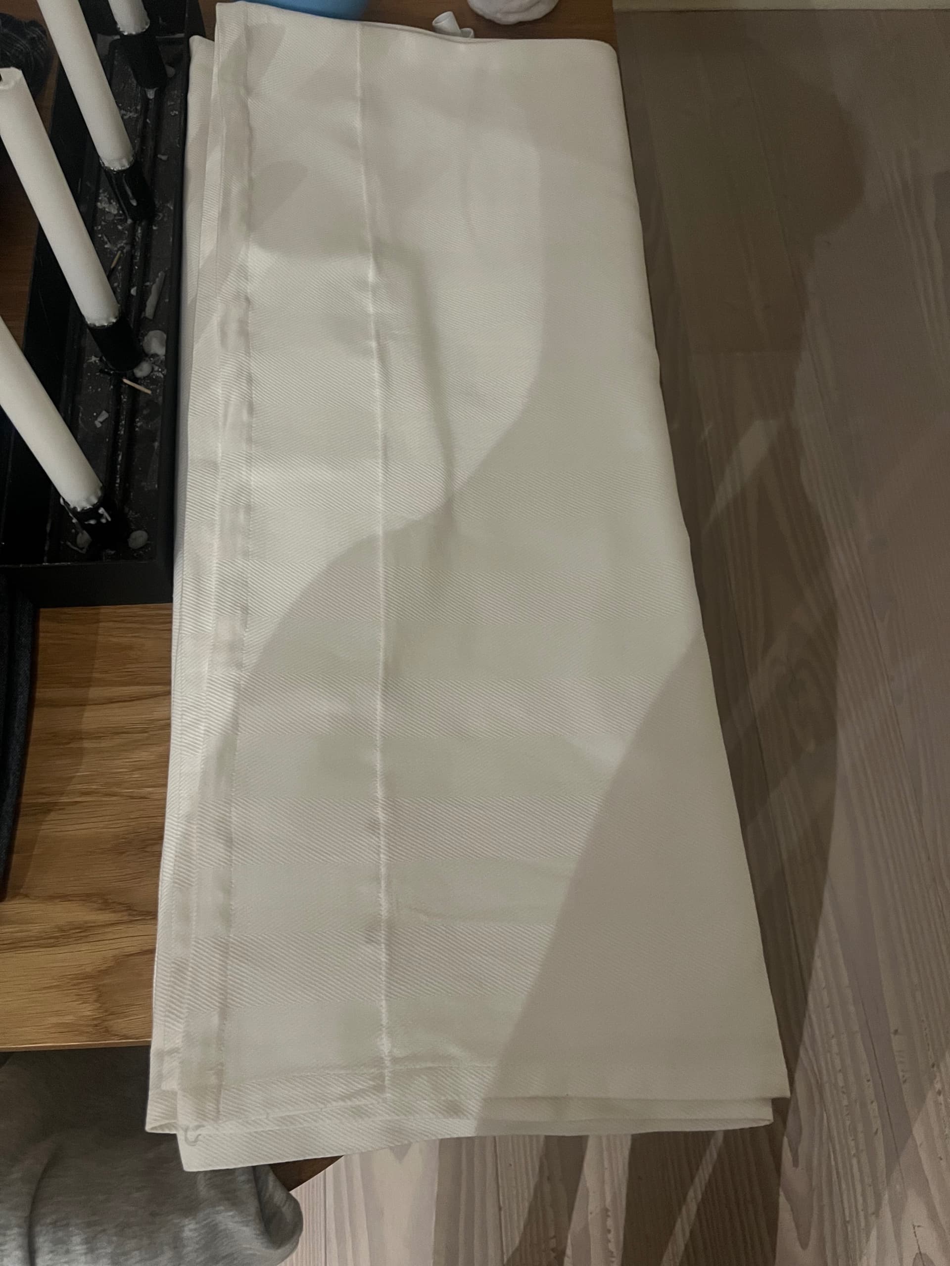 TIBAST Gardiner, 1 par, vit, 145x250 cm